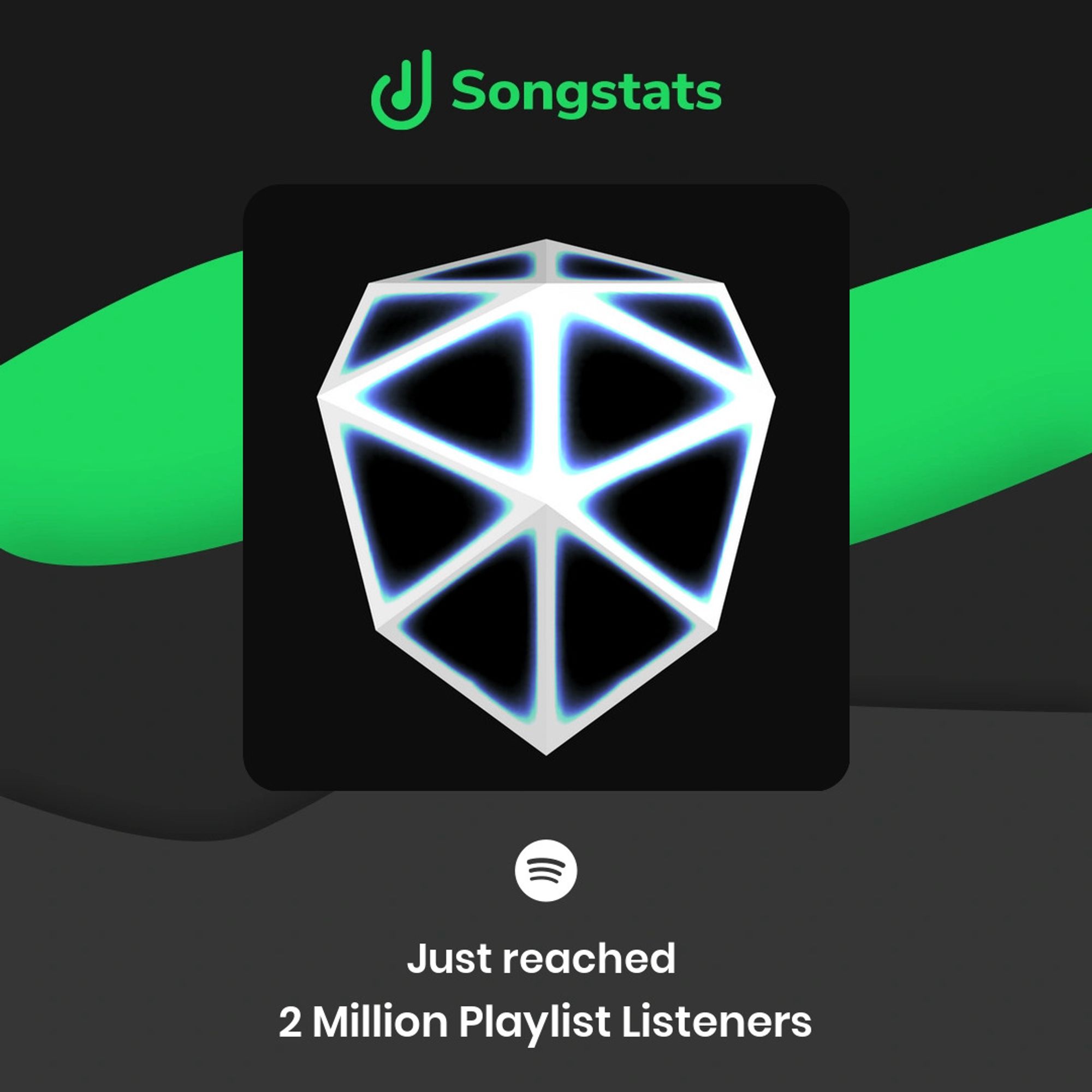 Nulcheck reached 2 million playlist listeners on Spotify.