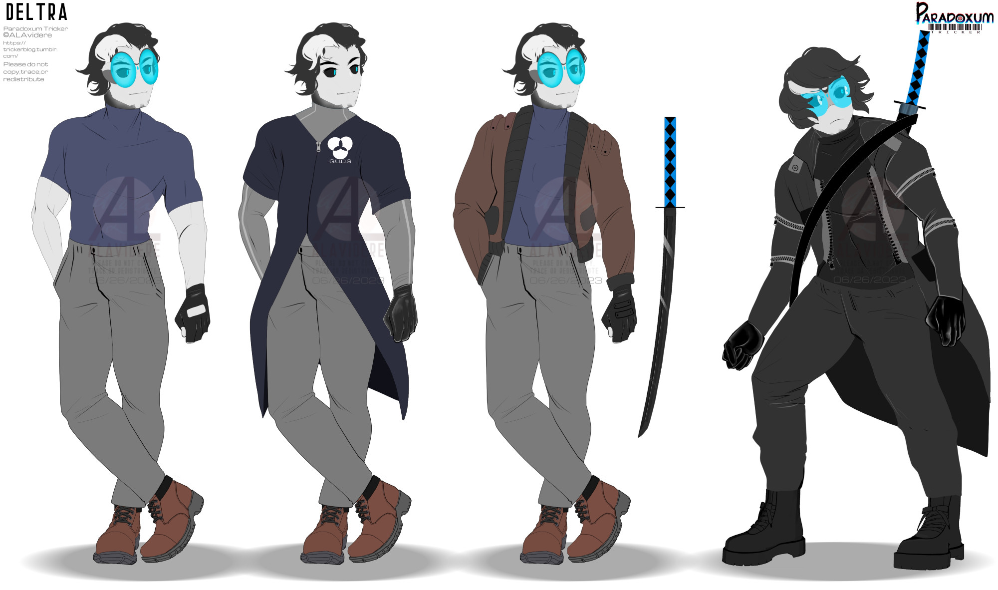 Deltra's design sheet