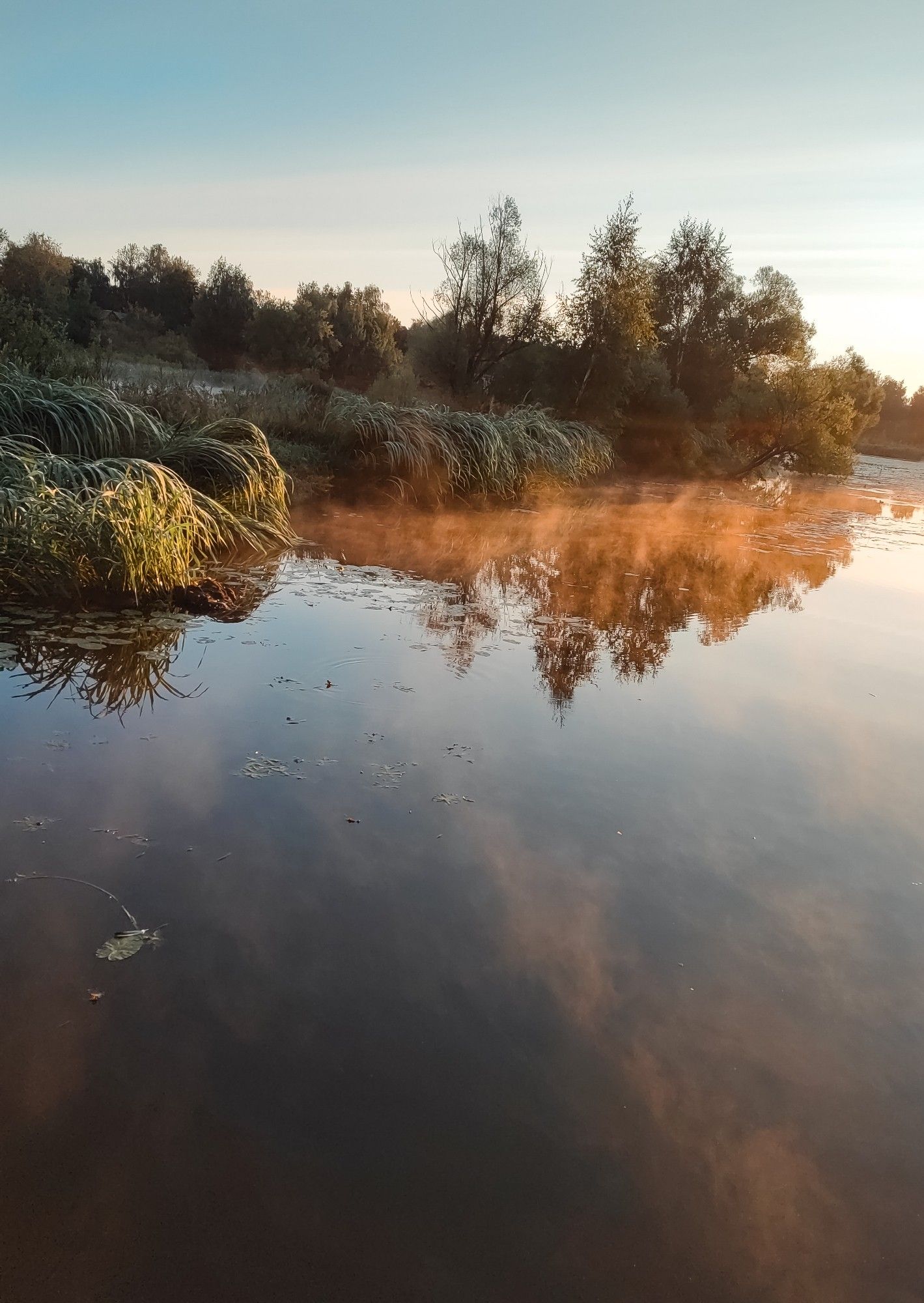 River morning sky photo nothingphone summer August landscape