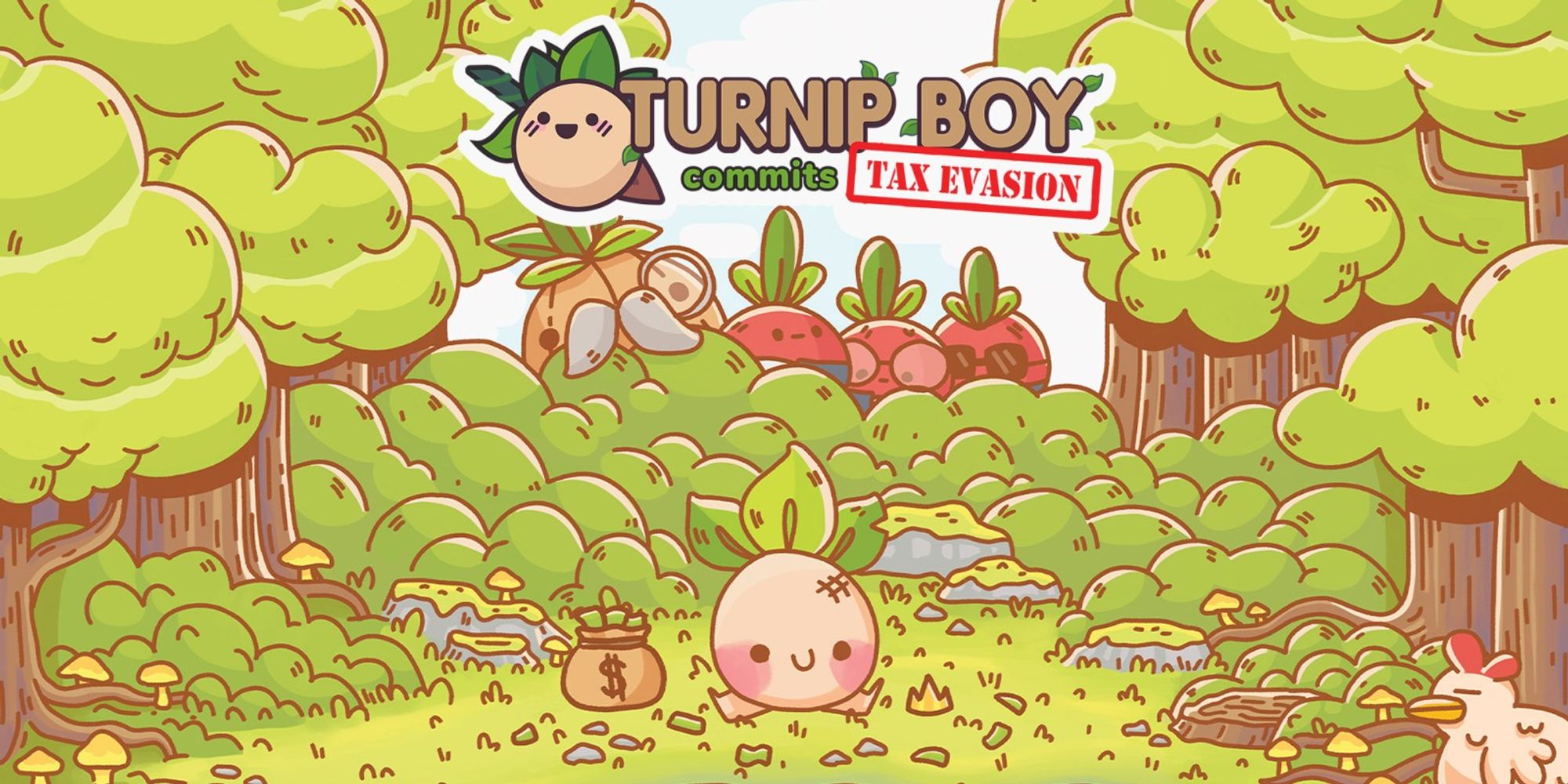 Imagen de portada del videojuego Turnip Boy Commits Tax Evasion