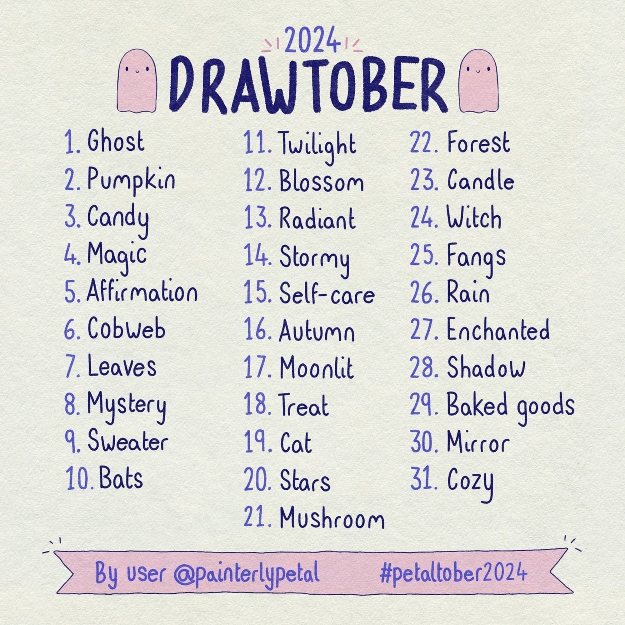 Painterlypetal's drawtober