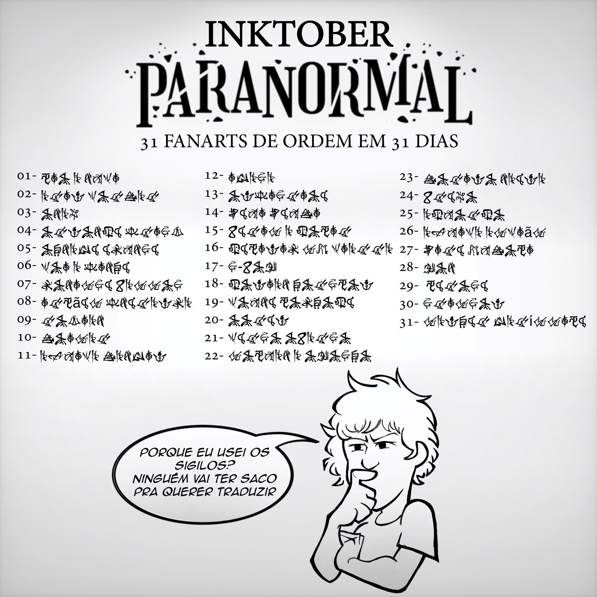 Paranormale inktober