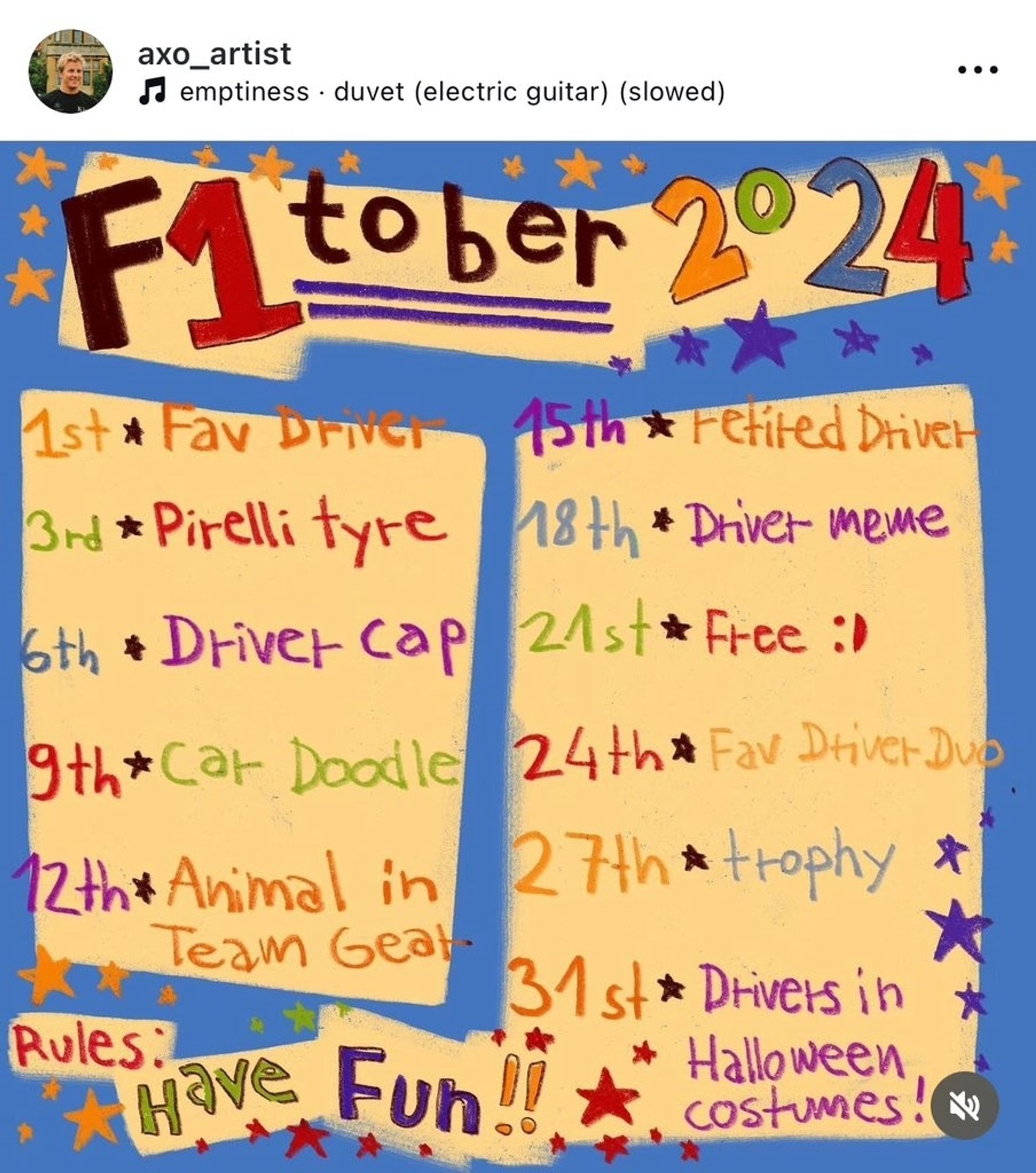 F1tober