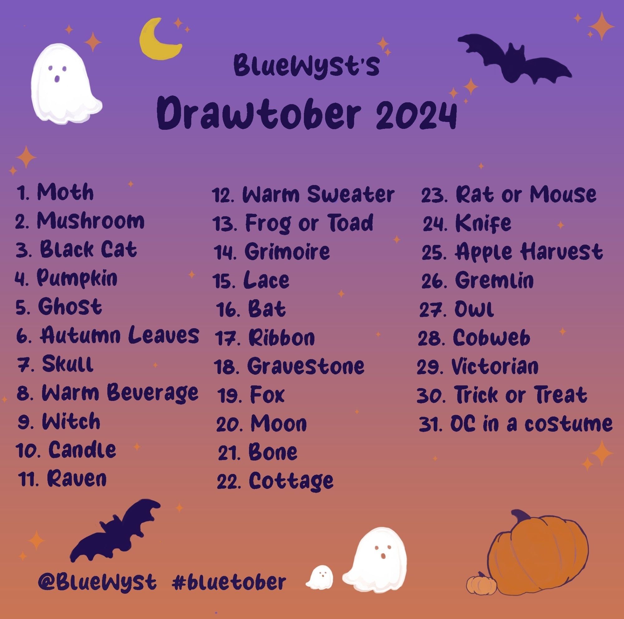 Bluewyst's drawtober