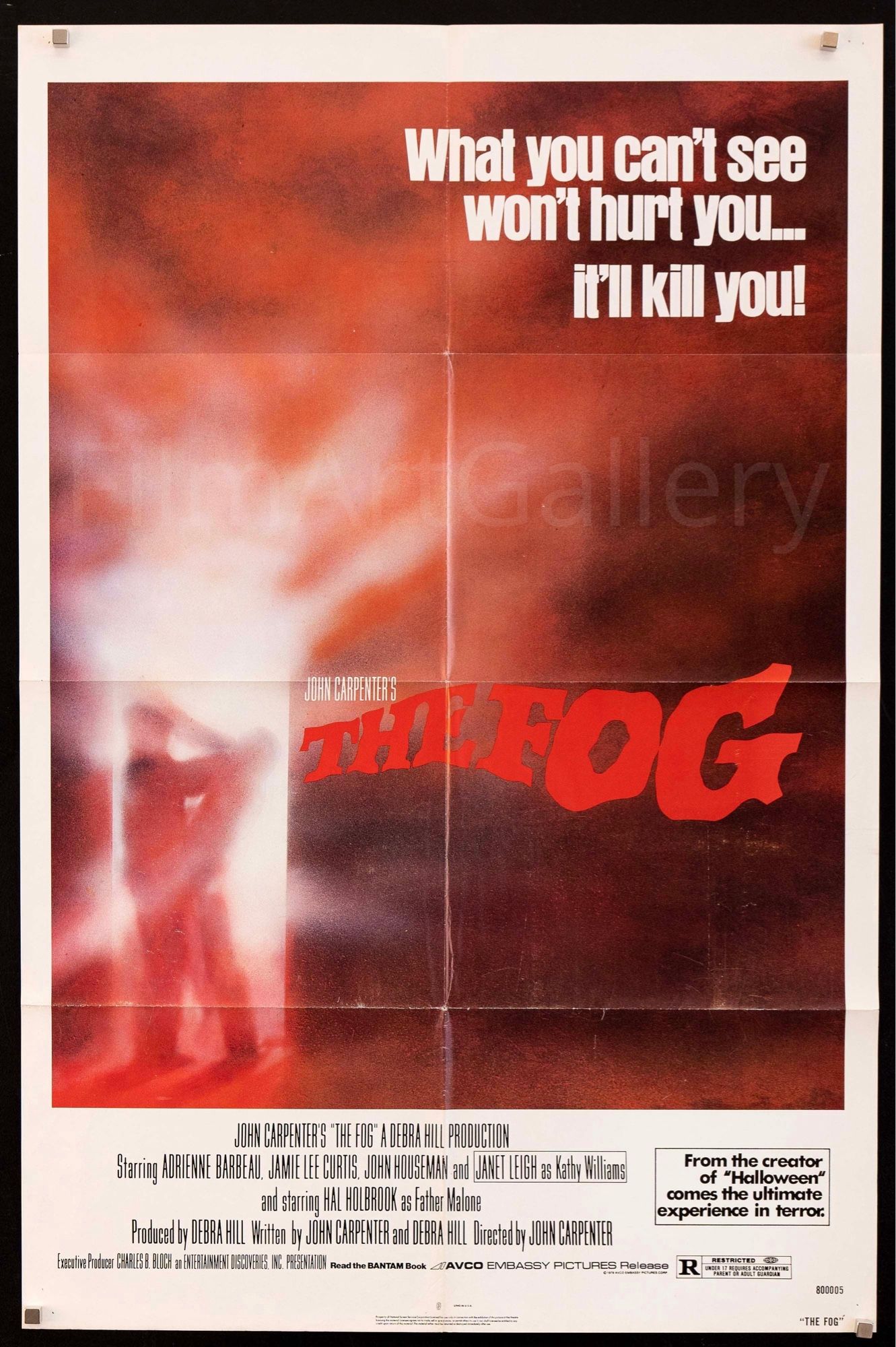 John carpenters the fog poster