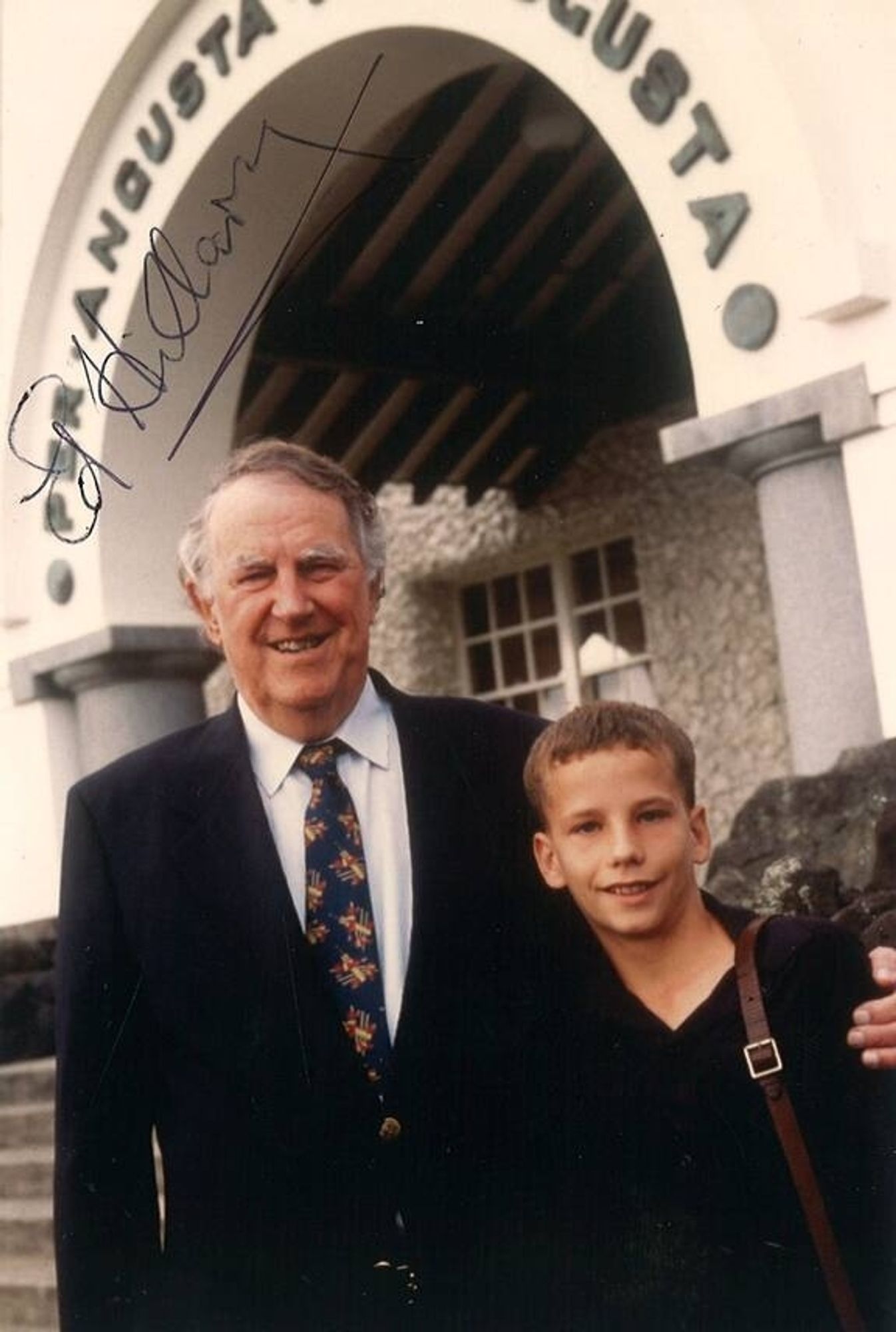 Sir Edmund Hillary and David Seymour