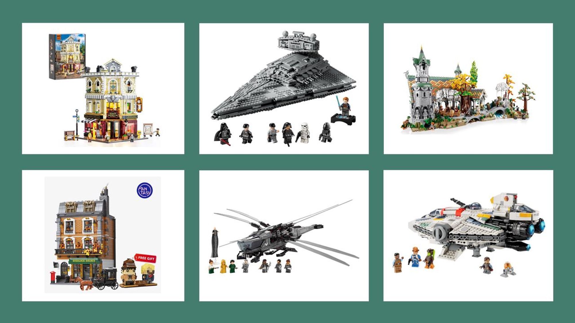 Pantasy, Funwhole, LEGO, Mould King sets at Amazon with up to 40% discount.