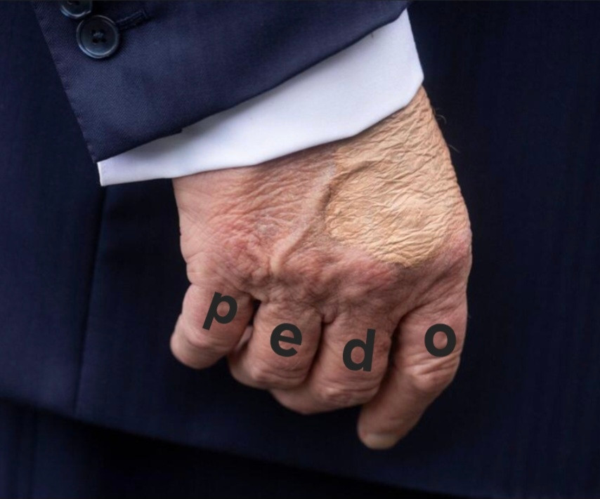 a tattooed hand