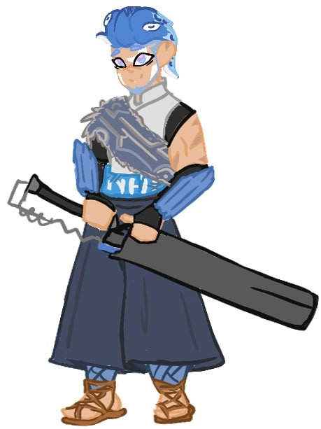 Adult version of Franz (30 Y.o) in Dojo clothes since in adulthood he became a master swordsman