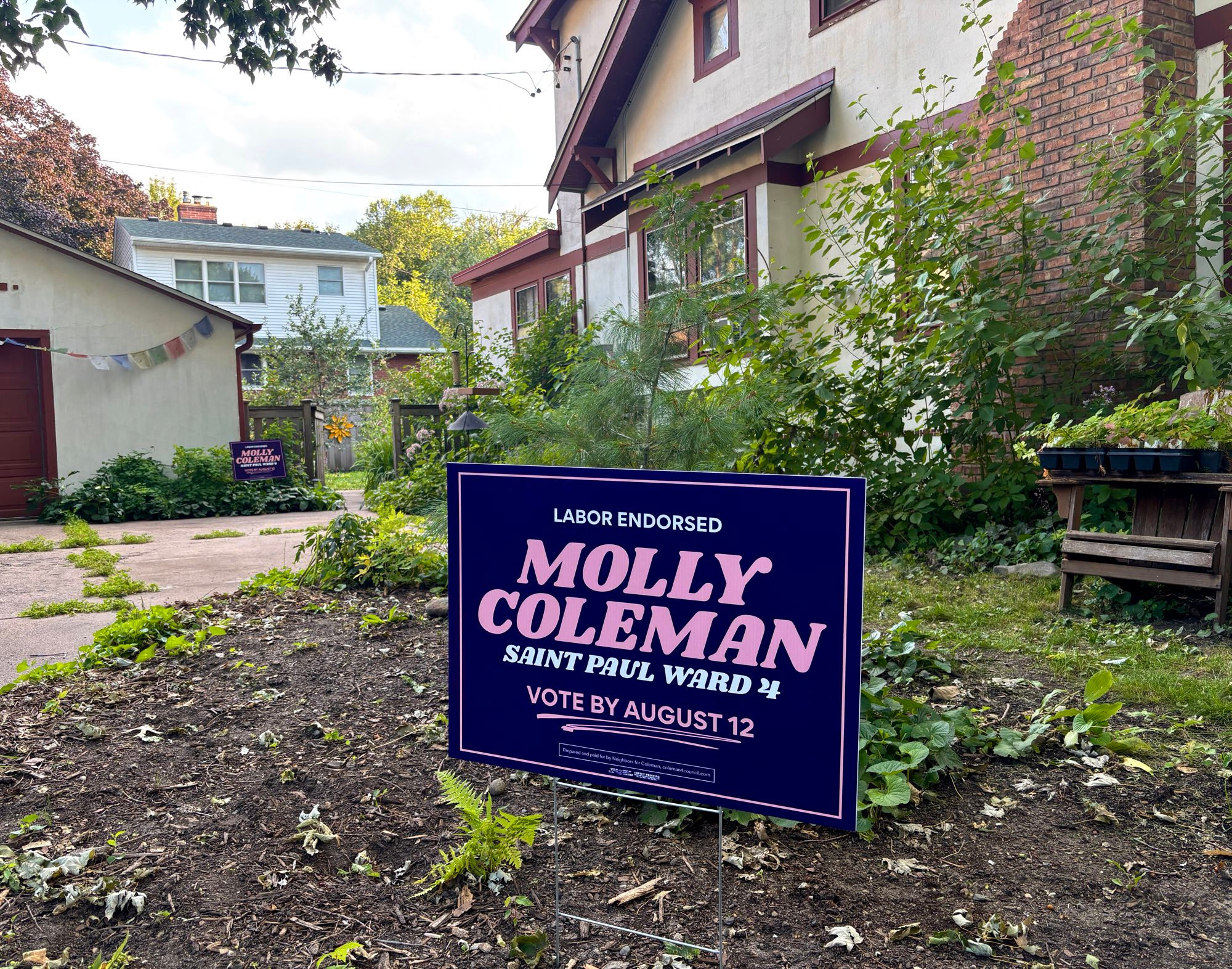 Molly Coleman yard sign