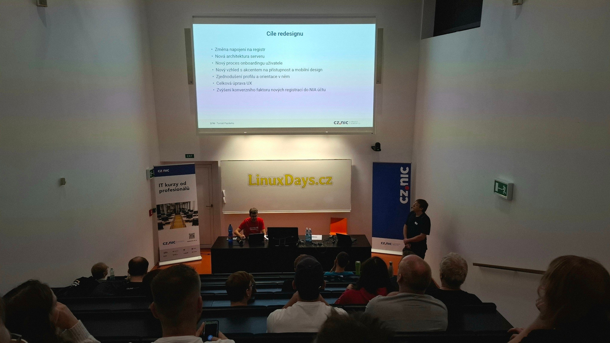 LinuxDays - přednáška o vylepšení MojeID