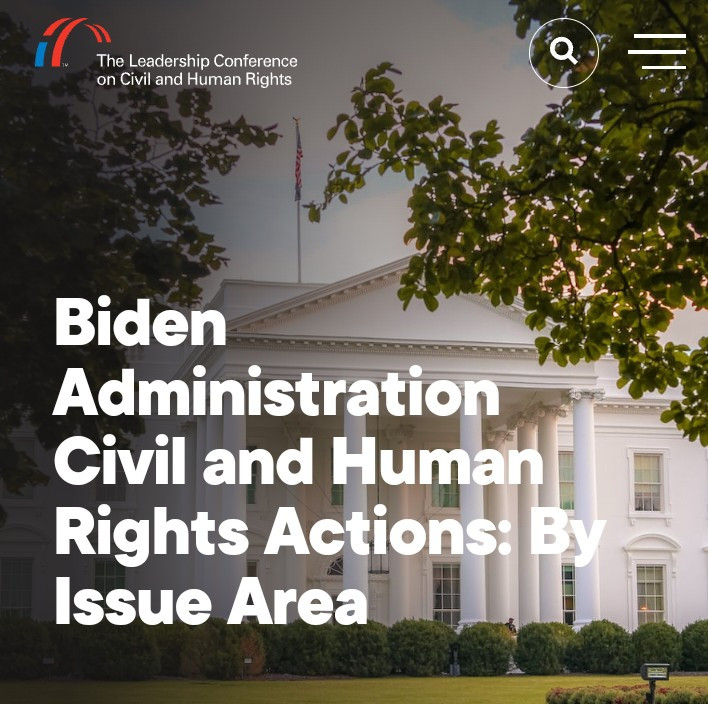 It took much of President Biden’s first three years in office (2021–2024) to begin reversing and strengthening civil rights protections that were rolled back or weakened under the Trump administration.

Under Trump, the 2017–2018 CRDC was pared back significantly, and several data points (e.g. on preschool suspensions and school police presence) were removed. Biden restored these

Whereas the Biden administration, reporting, tracking, and enforcement of civil rights violations significantly expanded, especially compared to the Trump years.

SOURCE: https://civilrights.org/biden-timeline-issue/#Introduction