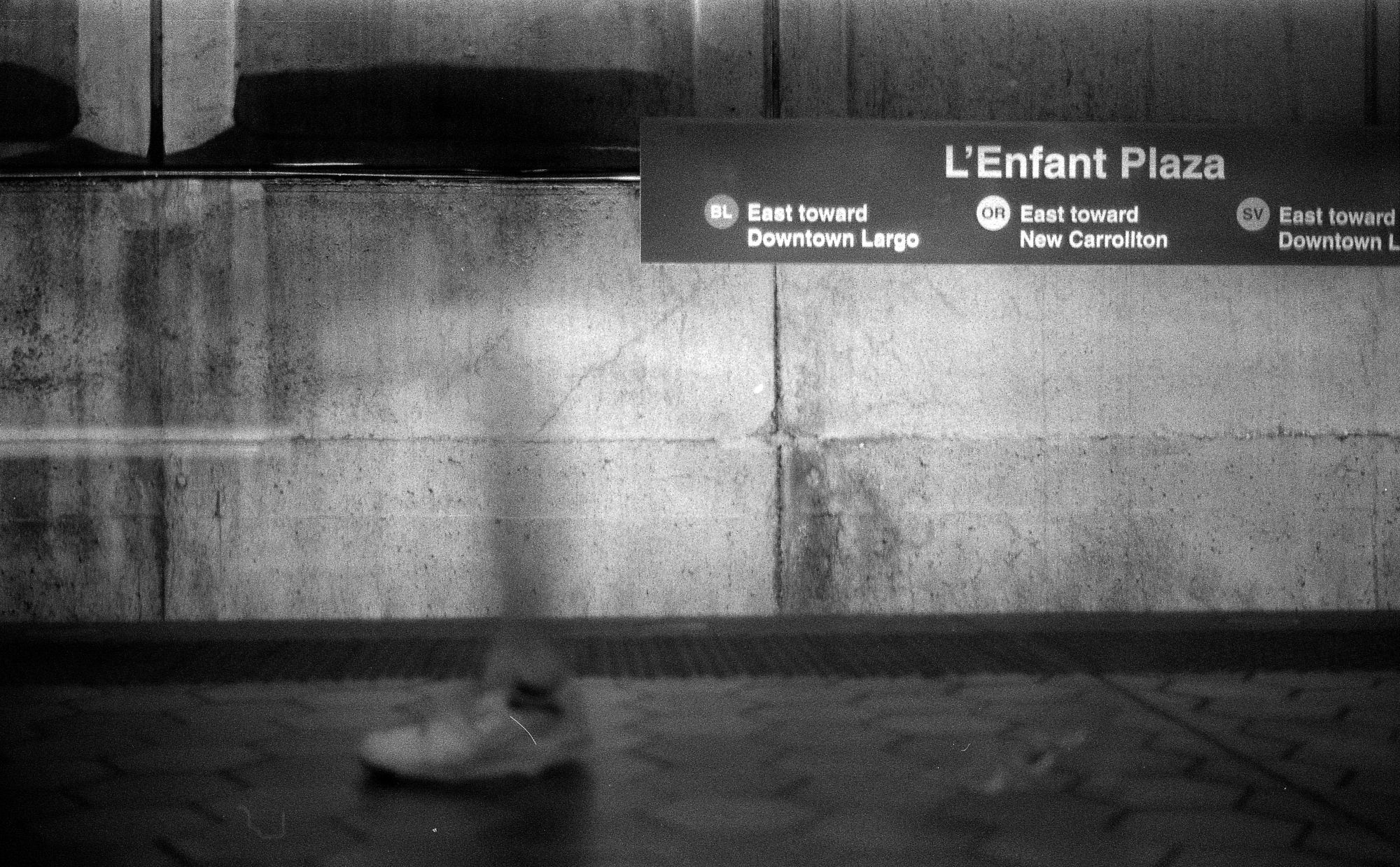 A phantom foot at L'Enfant Plaza