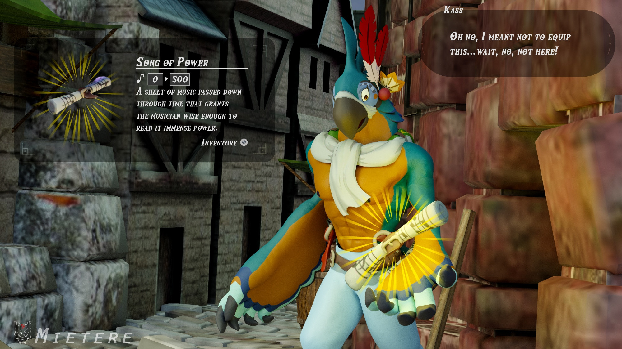 Kass opens a scroll of power