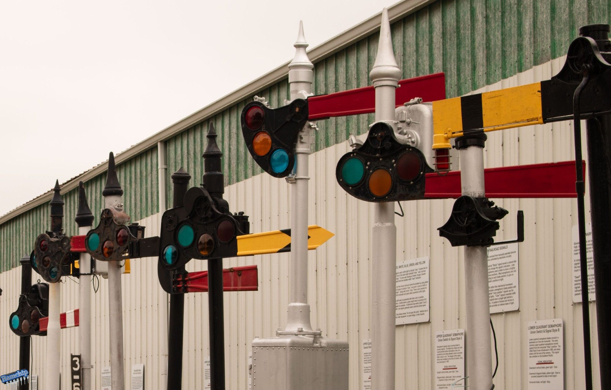 Railroad Light and Semaphore Signals