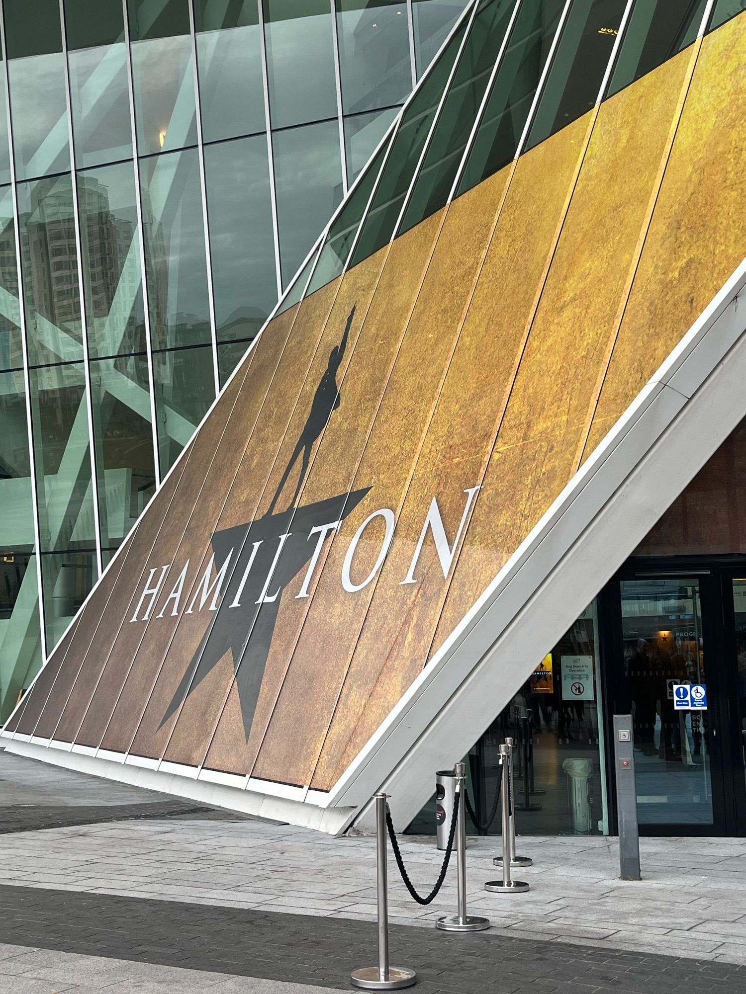 Hamilton sign at the Bord Gáis