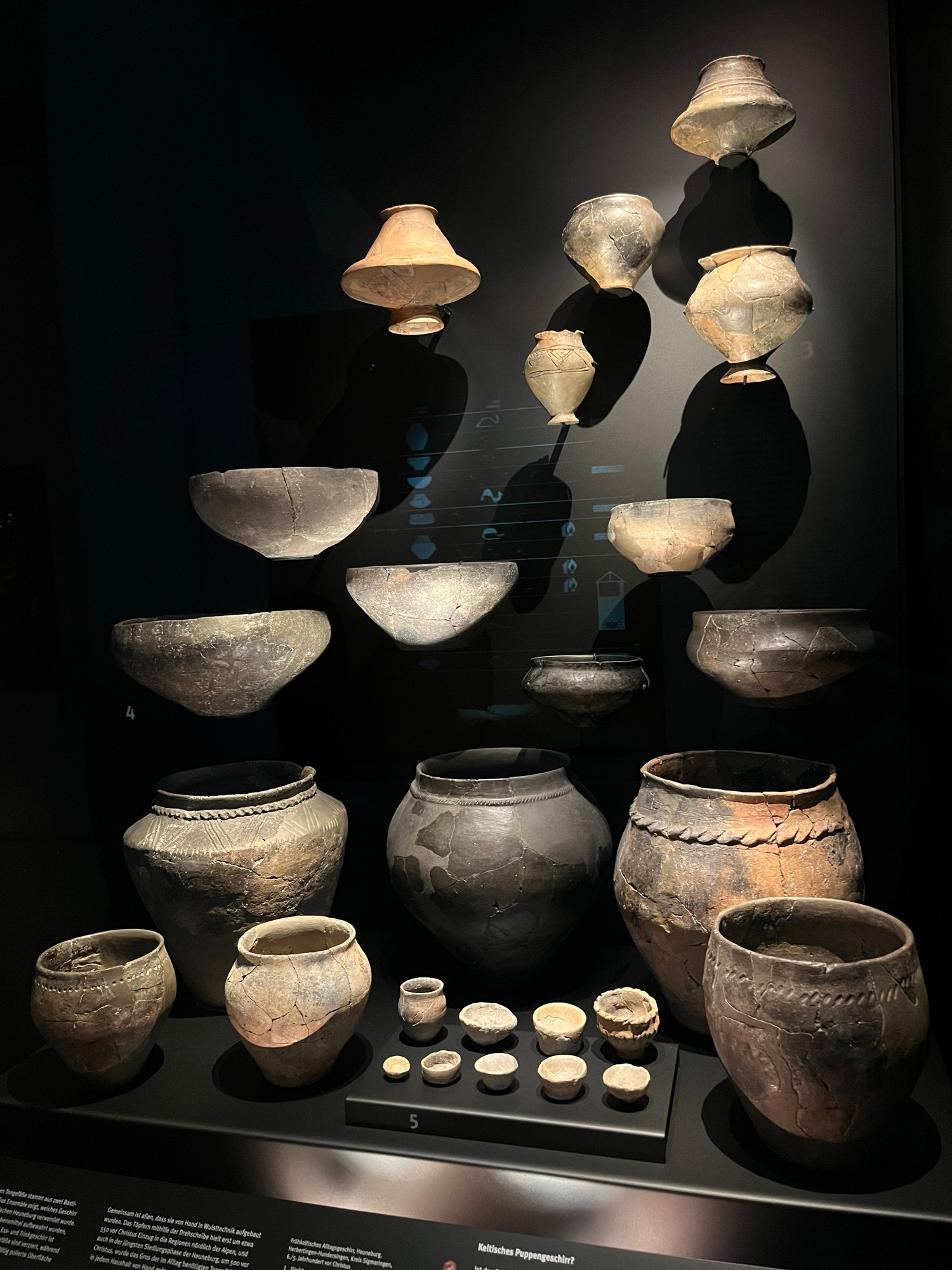 ‘Celtic’ Pottery at Landesmuseum Württemberg, for all my beer archaeology peeps