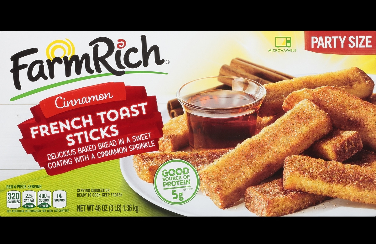 A box of FarmRich French toast sticks