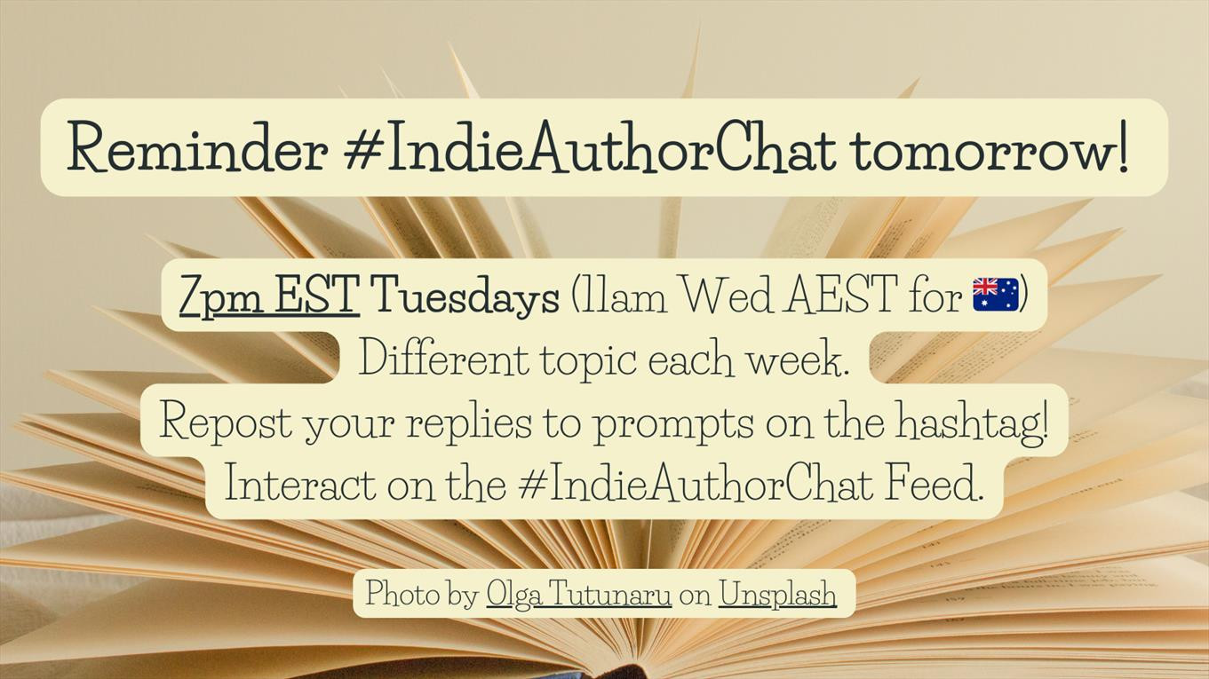 Welcome to #IndieAuthorChat!
Today’s Topic: Beta Readers

Introduce yourself, your books/ wip 
and where you’re at in your indie author/ small press or aspiring to either journey.

Photo by Olga Tutunaru on Unsplash 