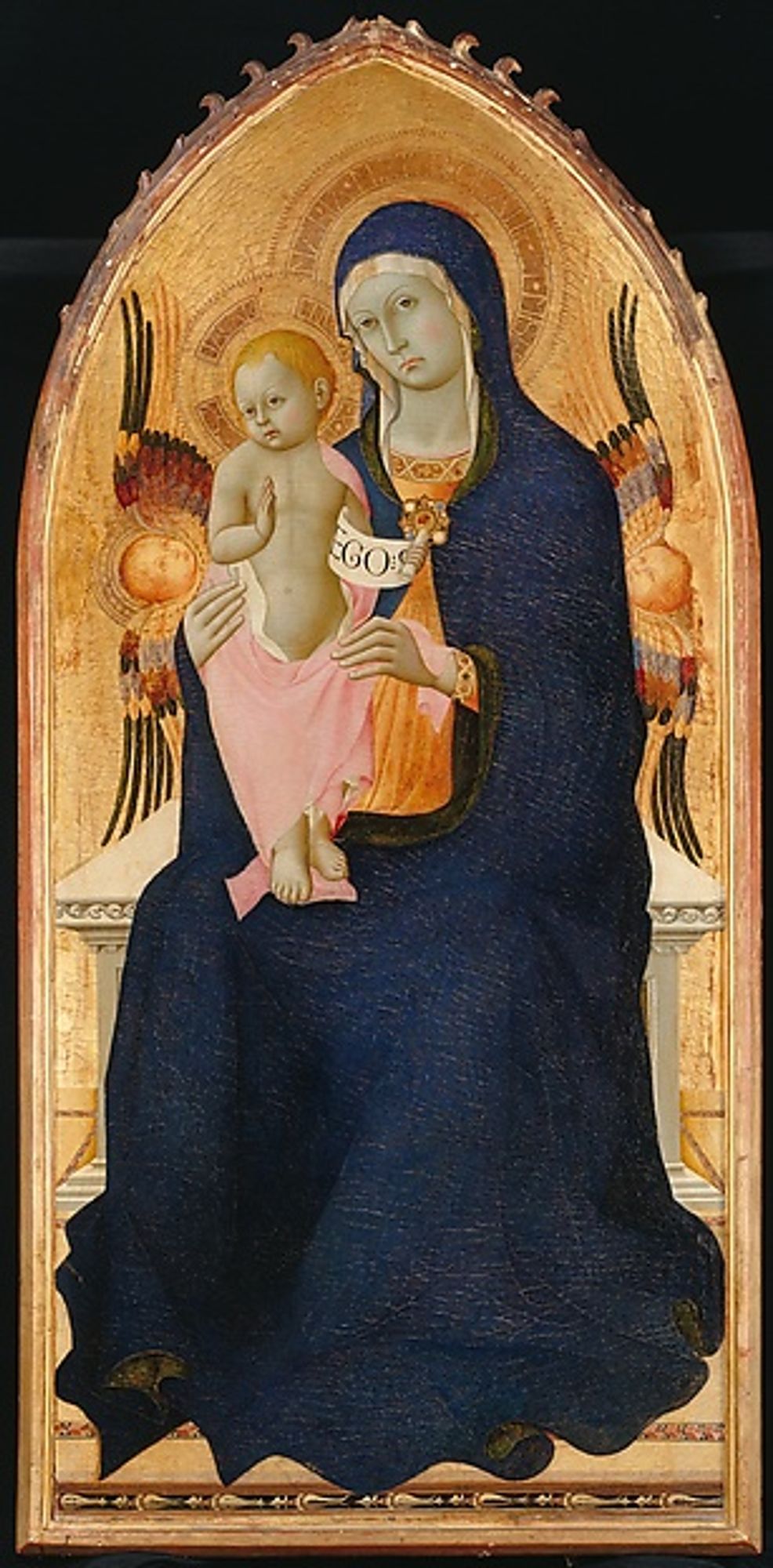 Engaged molding on a polyptych panel (ca. 1435–40) by unknown.