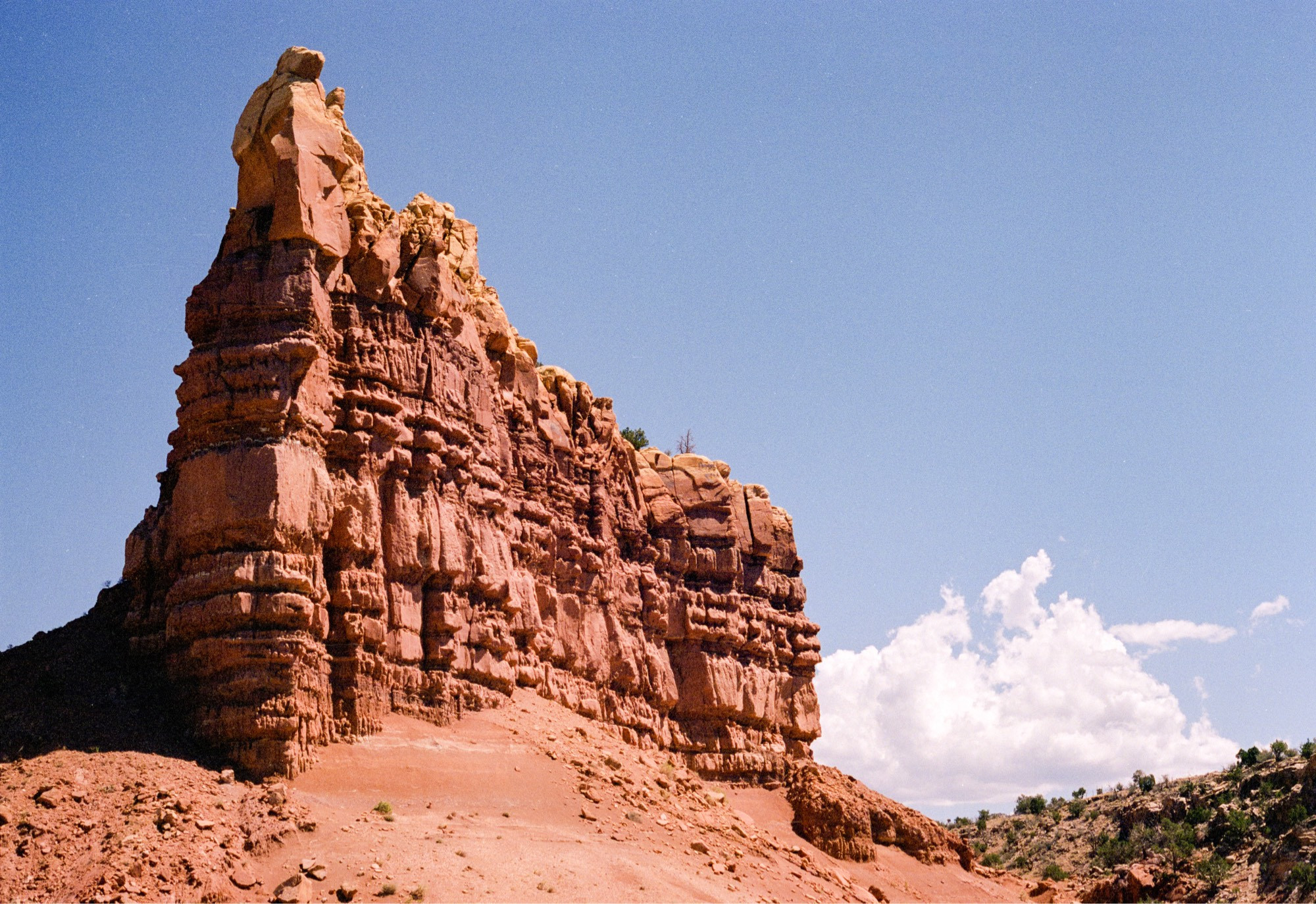 A rock formation in New Mexico.