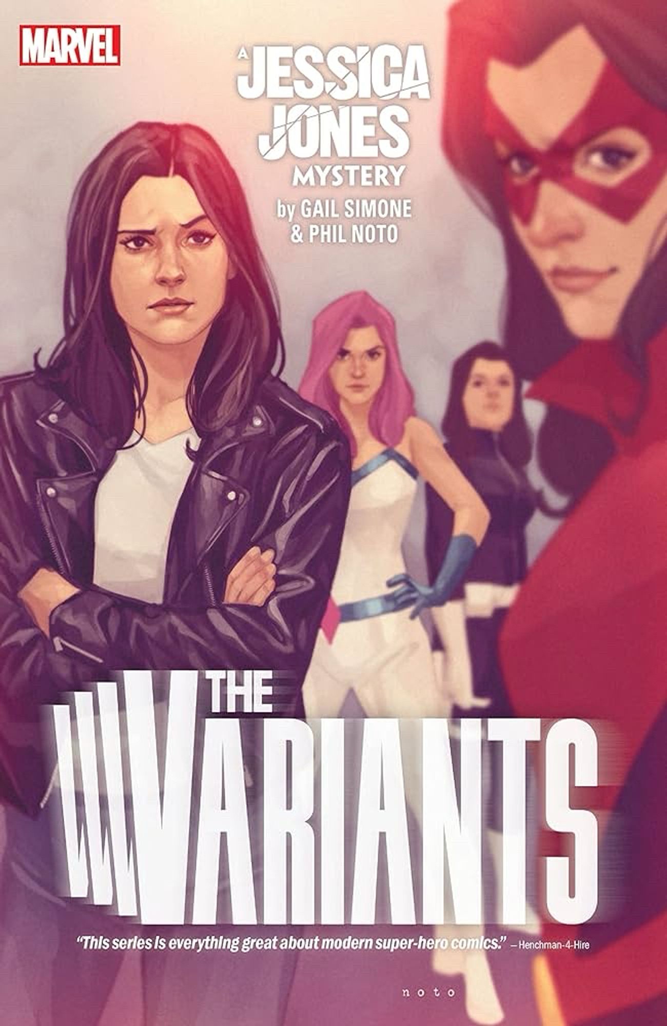 Cover to the trade paperback of THE VARIANTS.