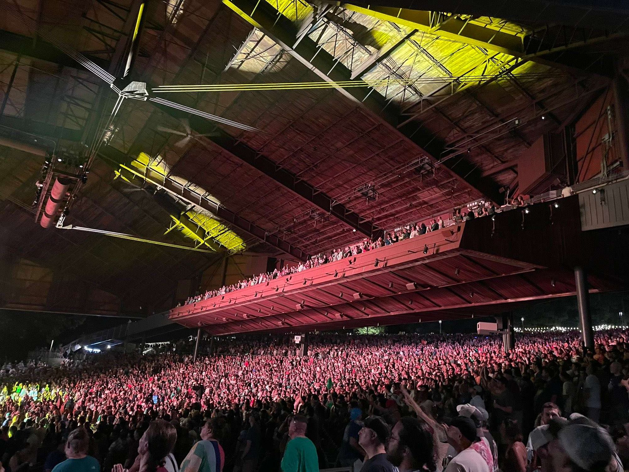 Lights at Phish show