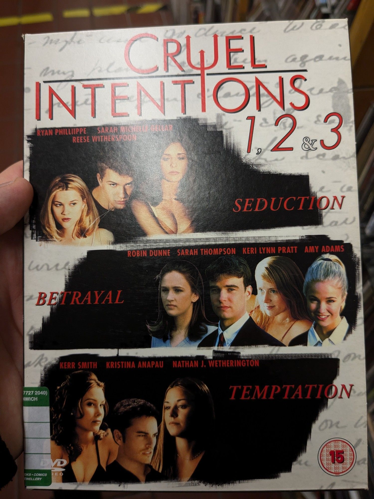 Cruel Intentions trilogy on DVD