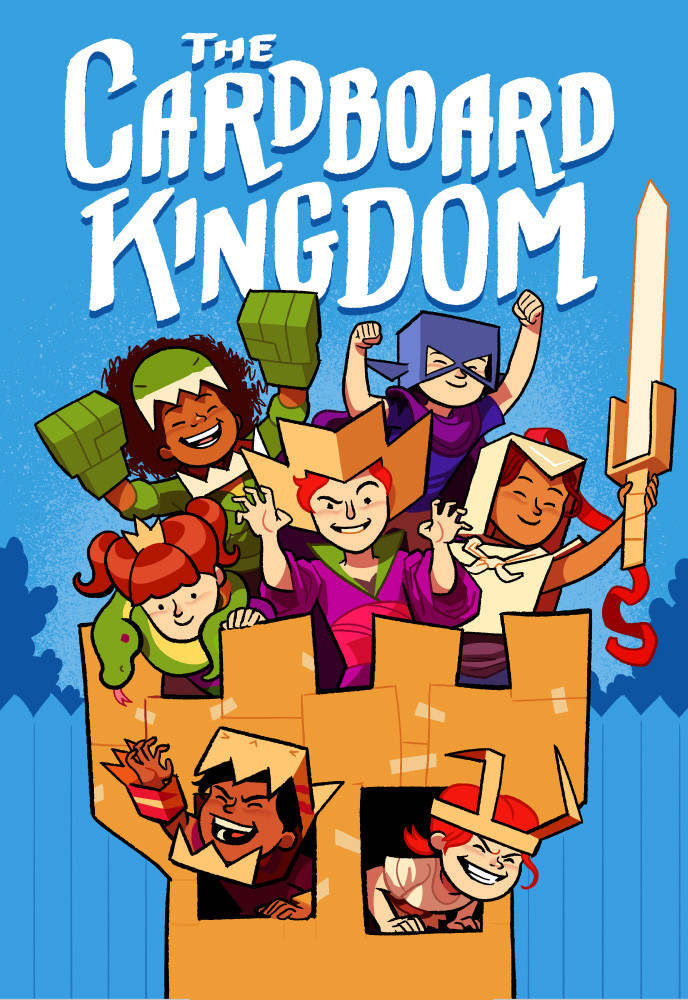 Cover for children's comic The Cardboard Kingdom