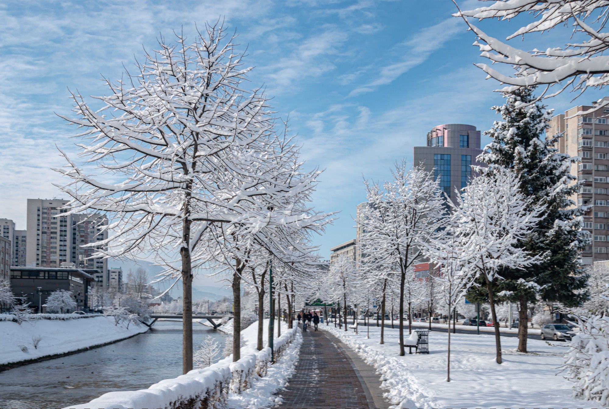 Winter magic on the Sarajevo's streets