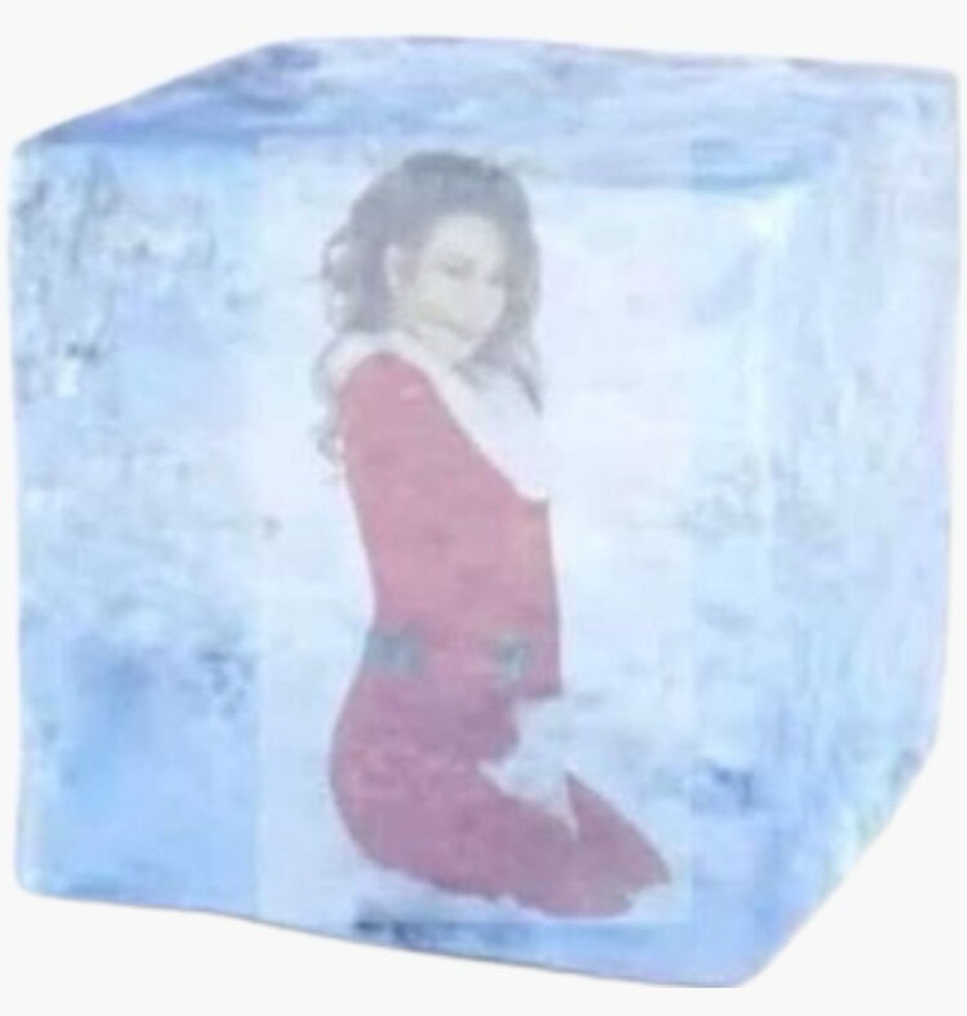 The spirit, known as Mariah Carey, is sealed inside the ice block, meaning the viewer has 735 hours left before she is fully defrosted in November.