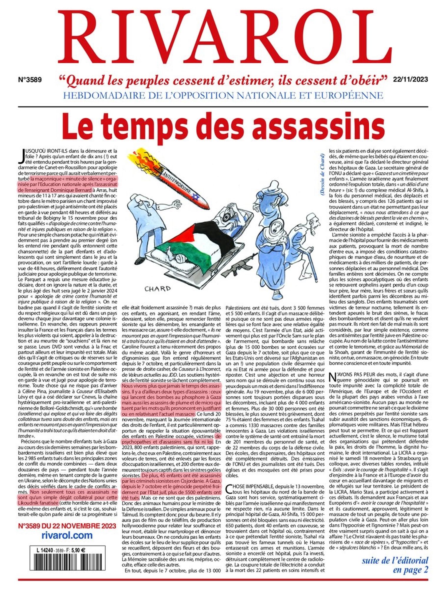 Rivarol, l'hebdo le plus condamné d’Europe pour antisémitisme, racisme, négationnisme, apologie du nazisme, est vendu en kiosque et en grande surface. En France, le pétainisme se porte bien.