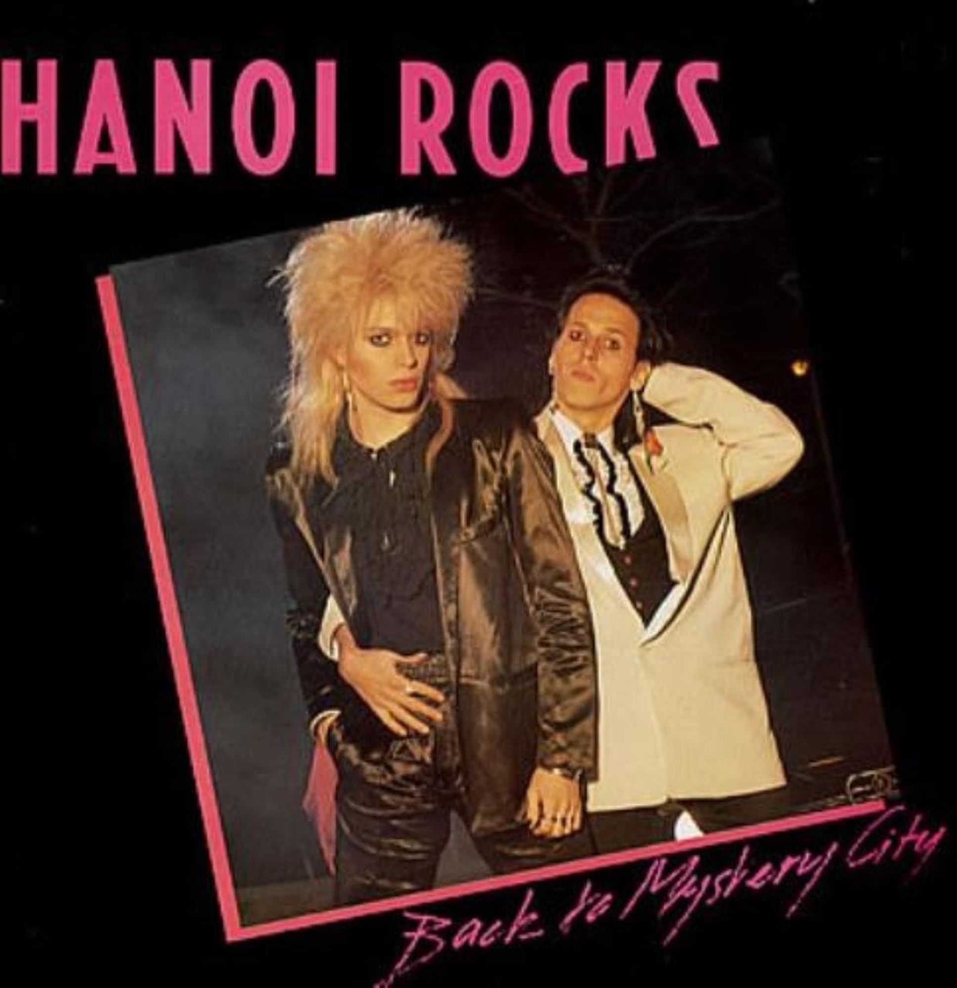 Hanoi Rocks, Back to Mystery City, giving off strong 80s glam rock vibes