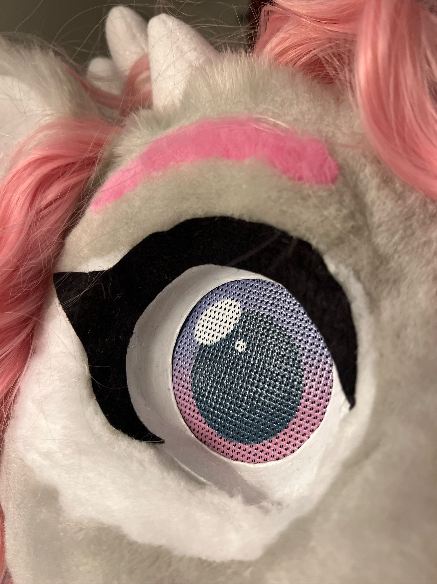 Fursuit eye close up