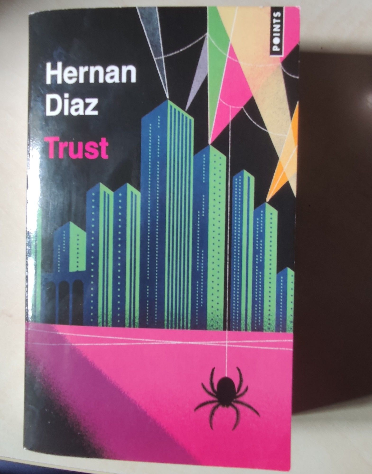 Couverture du roman de Hernan Diaz "Trust". Prix Pulitzer 2023