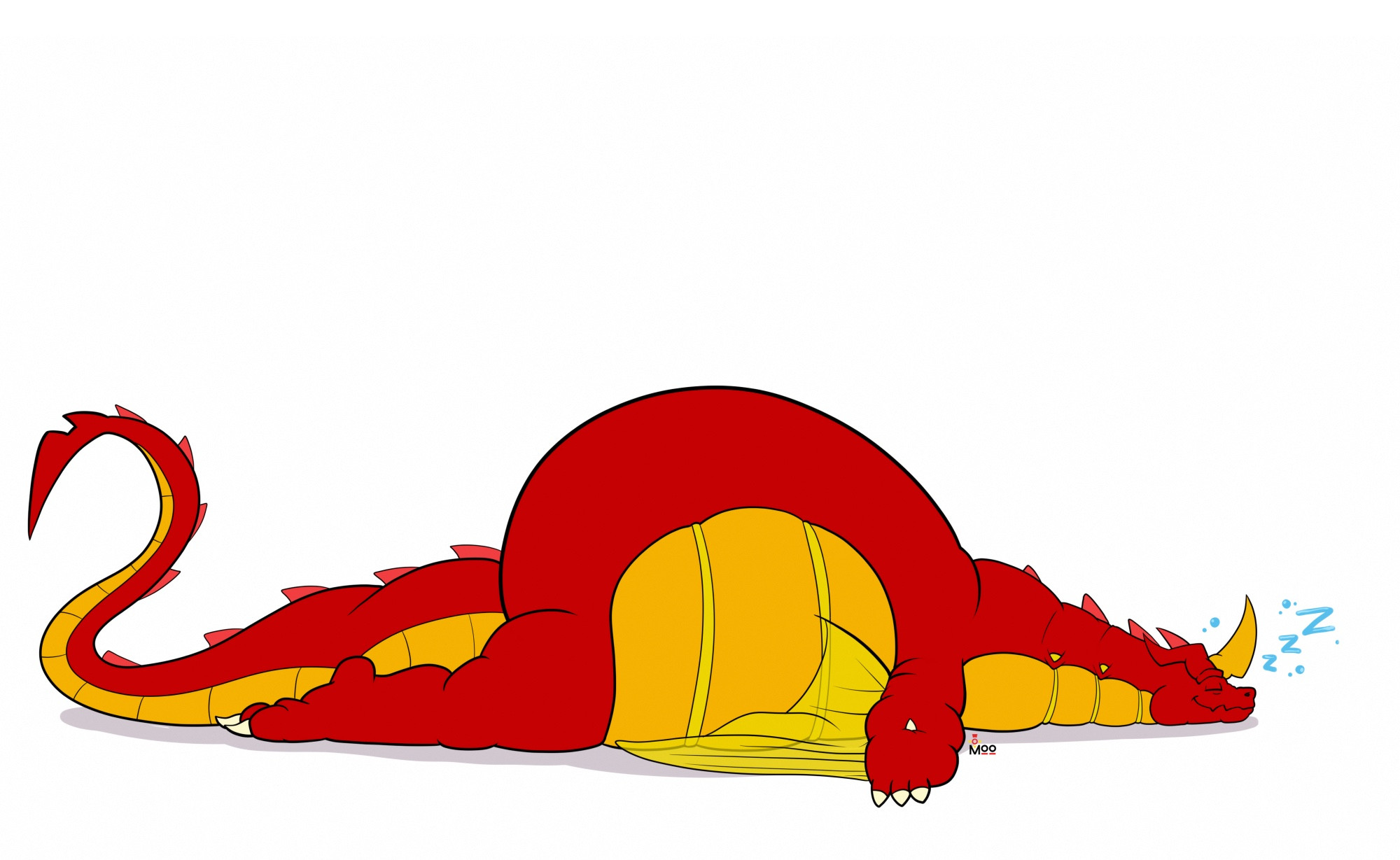 Little red derg sleeping