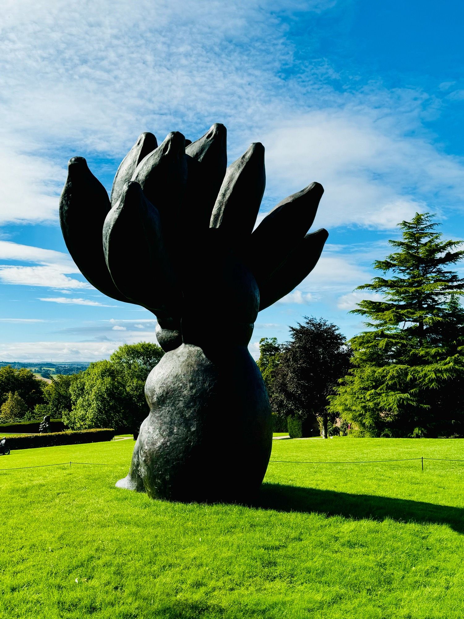 Djinn, a bronze sculpture by Bharti Kher (part of the Alchemies exhibition), Yorkshire Sculpture Park.