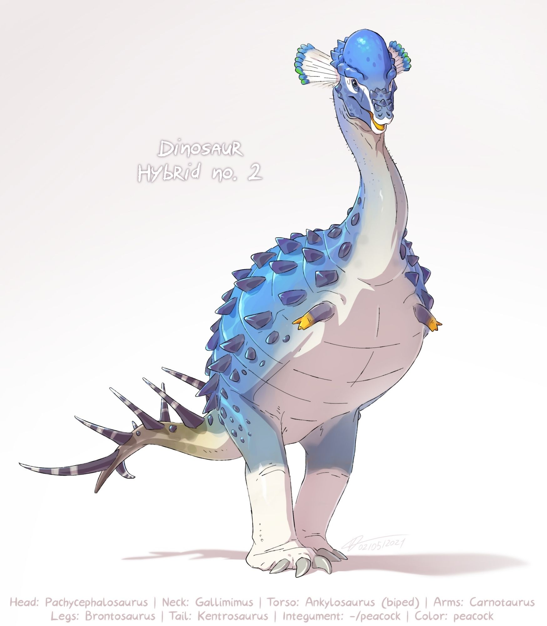 A dinosaur hybrid. Lots of genera were mixed in it