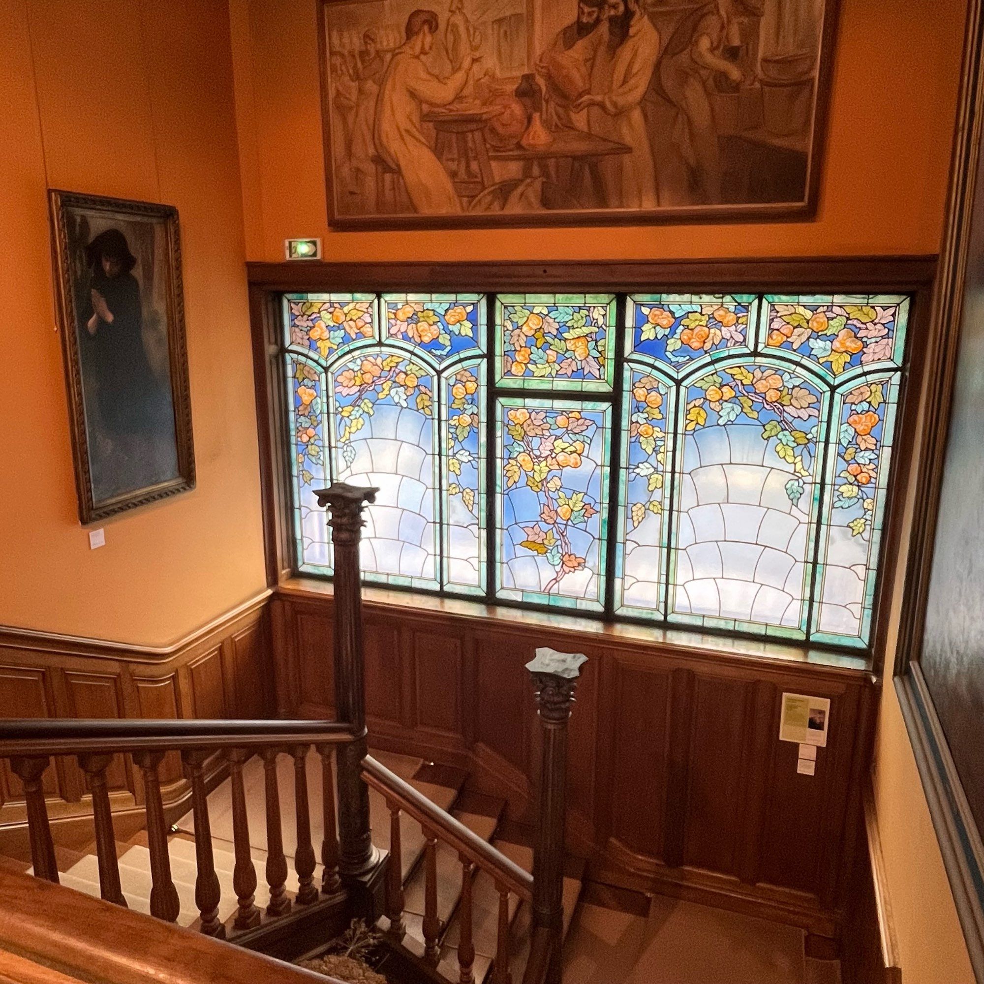 The stairwell of the School of Nancy Museum