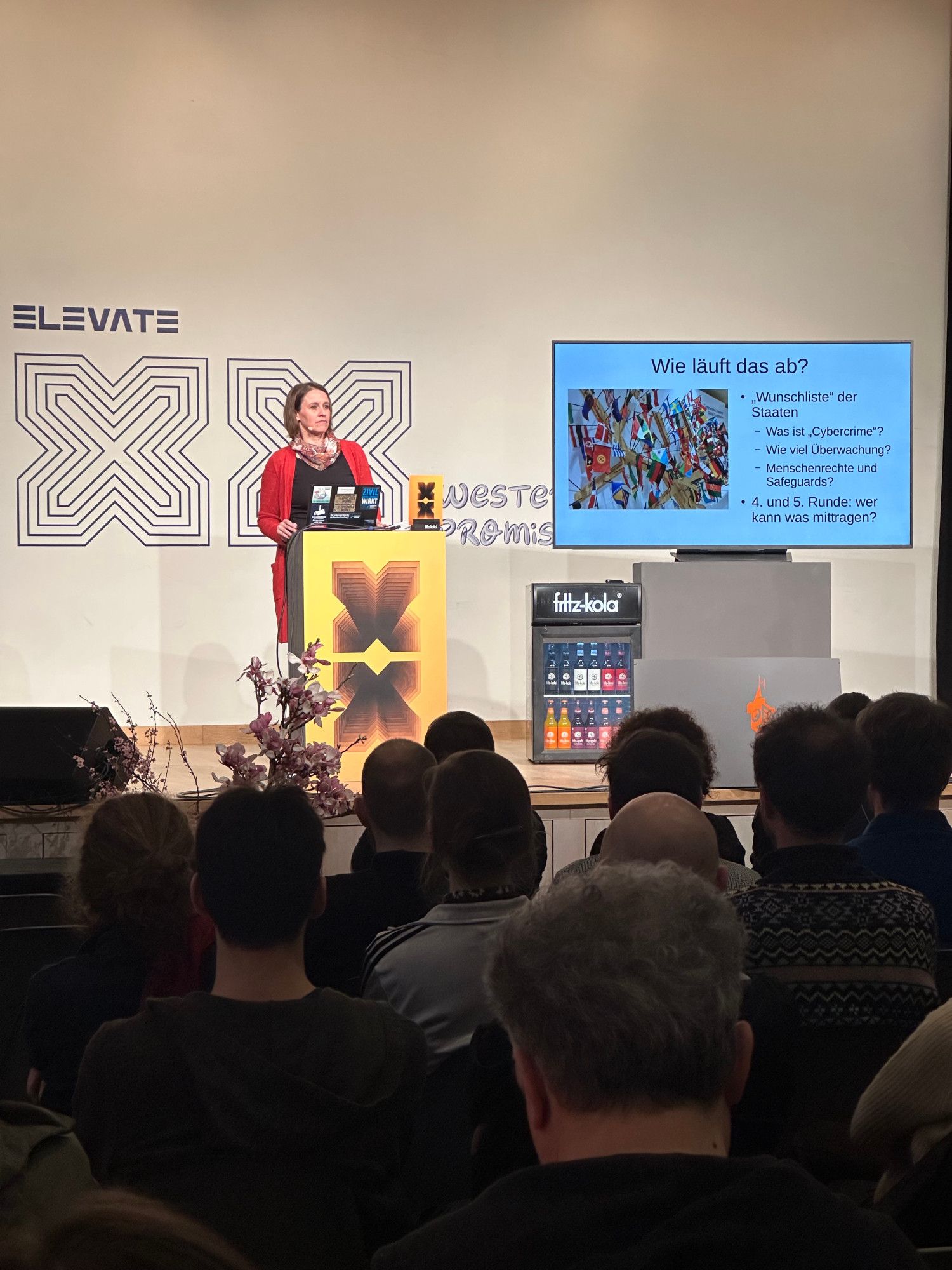 Tanja Fachathaler, Netzpolitischer Abend, Elevate Festival 2024