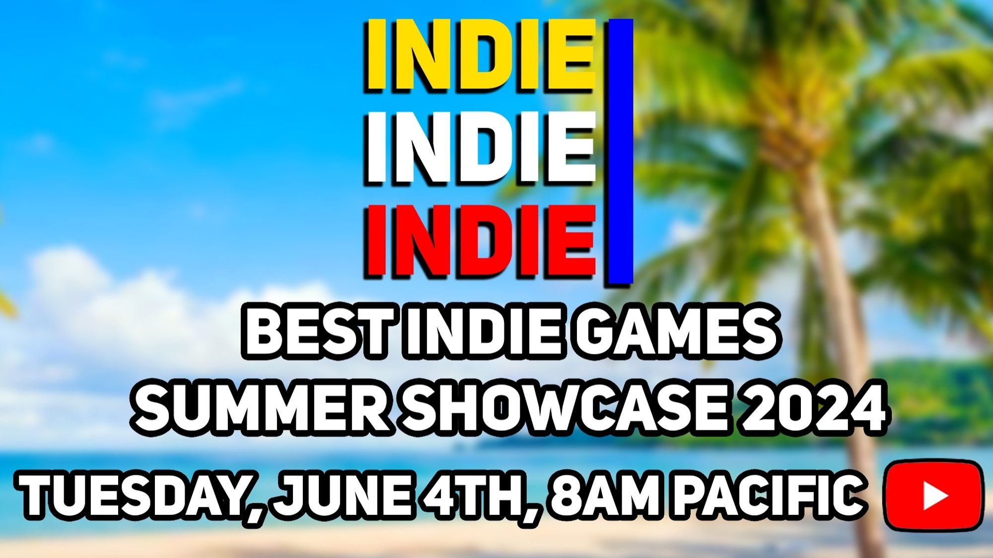 Titelbild zum indiE3 Stream im Zuge des Summer Game Fest 2024