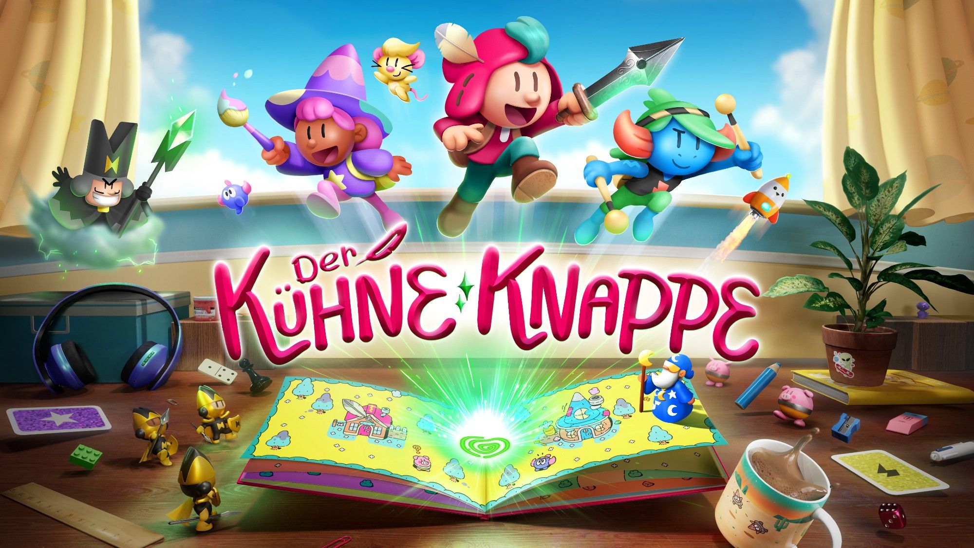 Titelbild zu Der Kühne Knappe oder The Plucky Squire von All Possible Futures und Devolver Digital