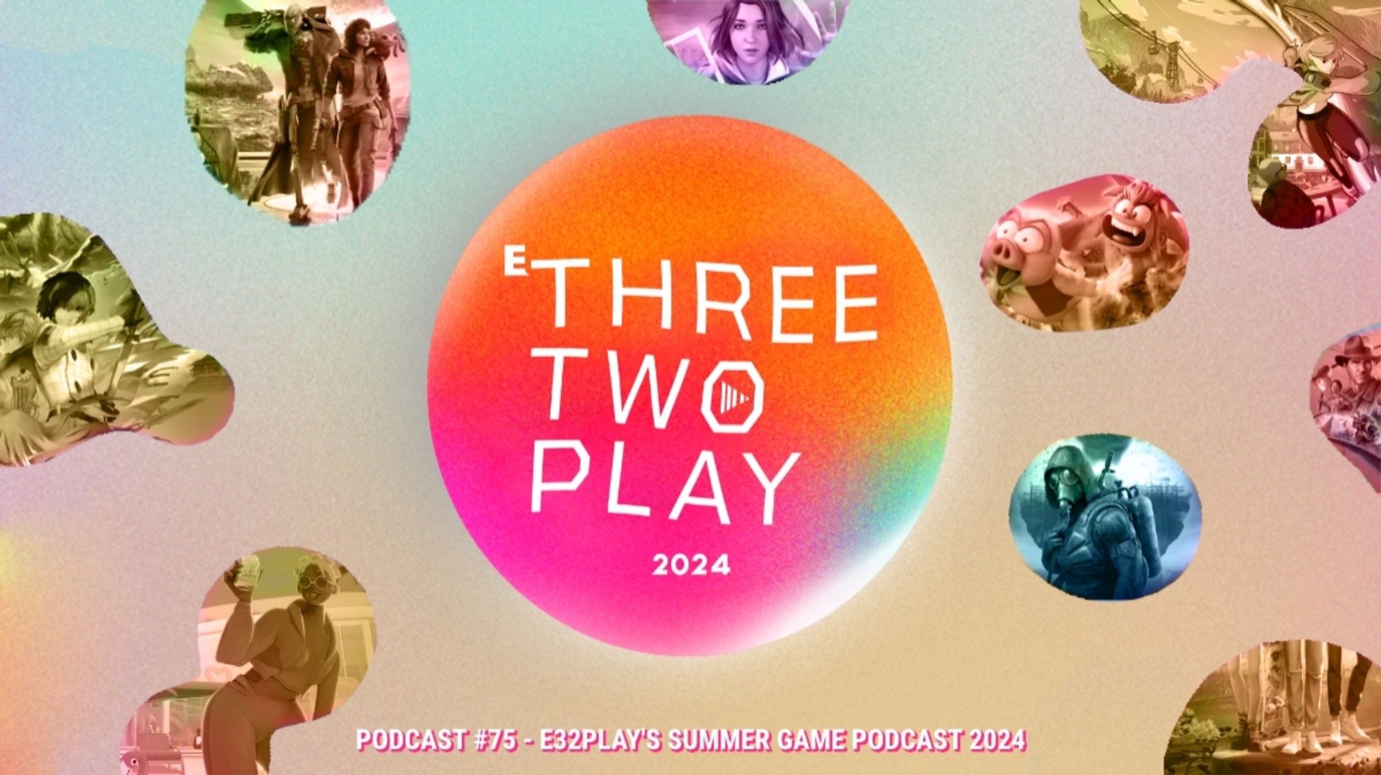 Titelbild zur 75. Folge des ThreeTwoPlay Podcast zum Summer Game Fest 2024