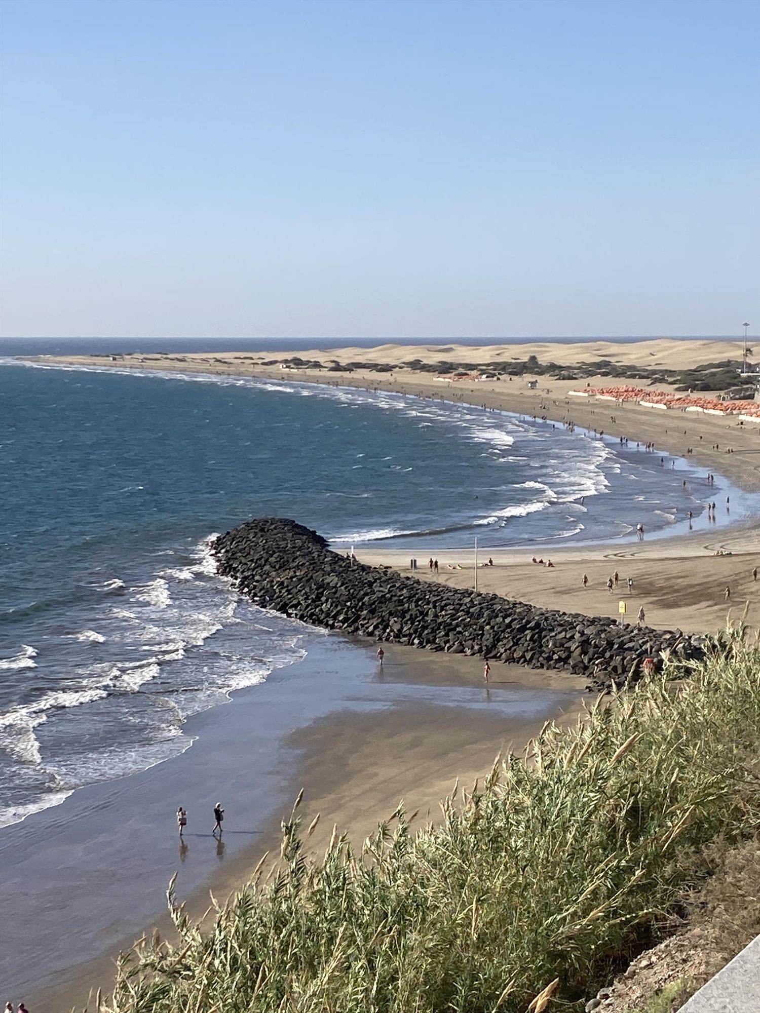 De zee in Gran Canaria