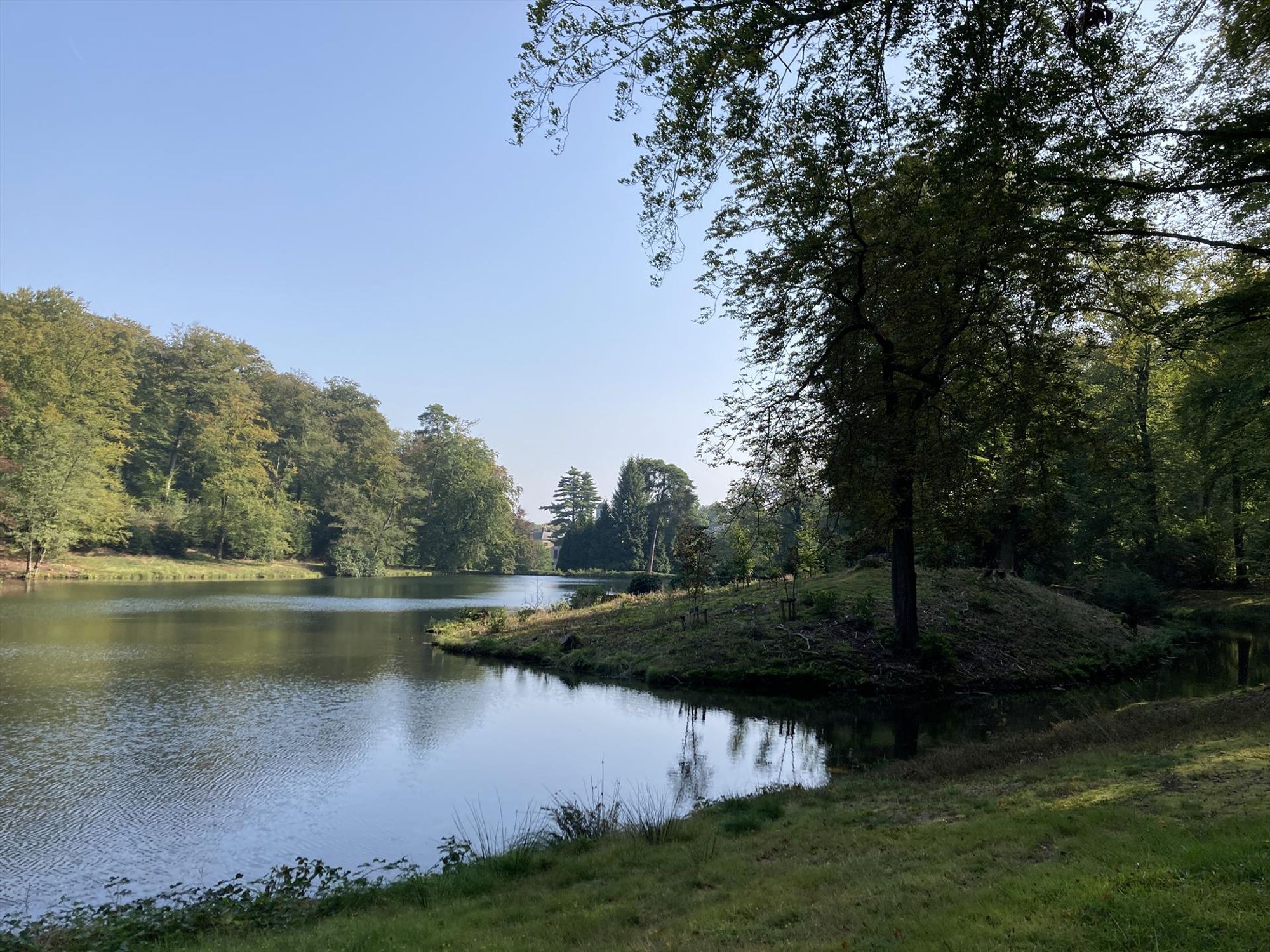 Bij kasteel Rozendaal