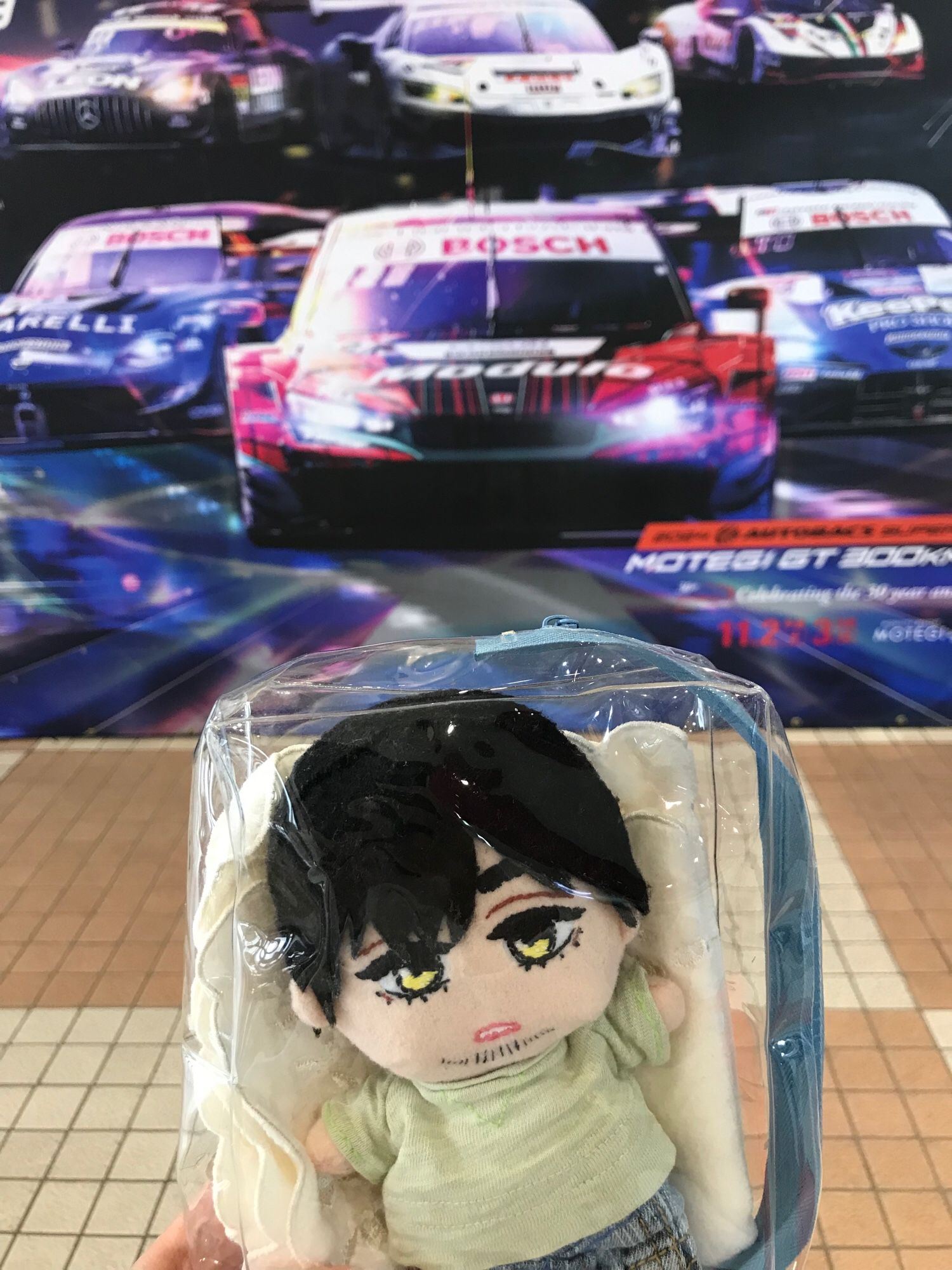 スーパーGTのパネルとぬい