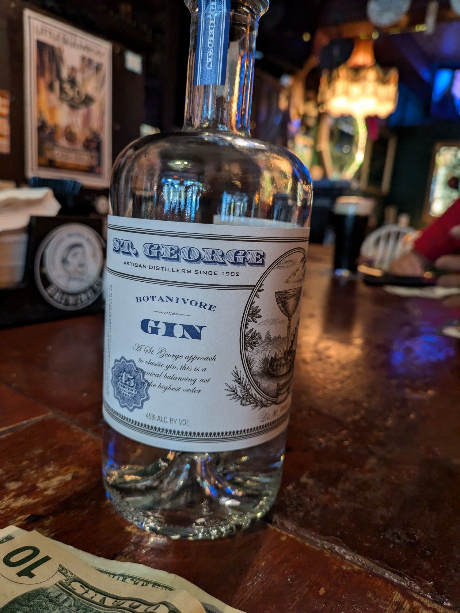 St. George gin from San Leandro CA