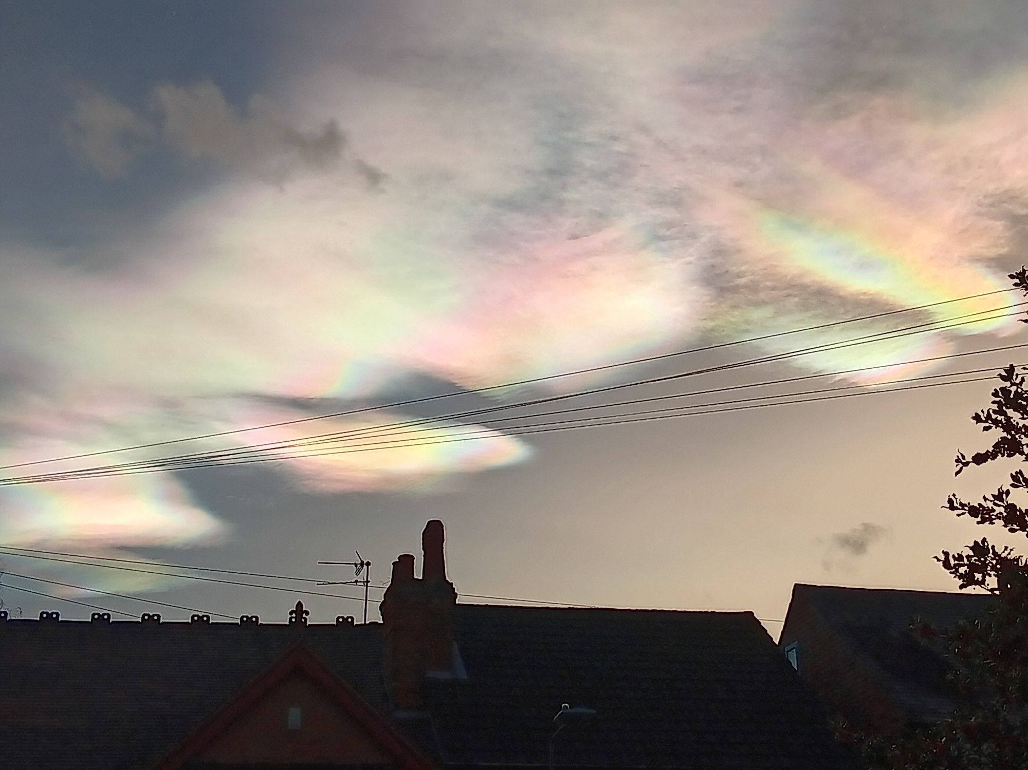 Northern Lights over Nottingham