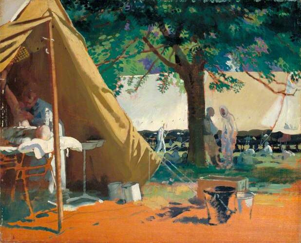 German Sick- Captured at Messines, in a Canadian Hospital