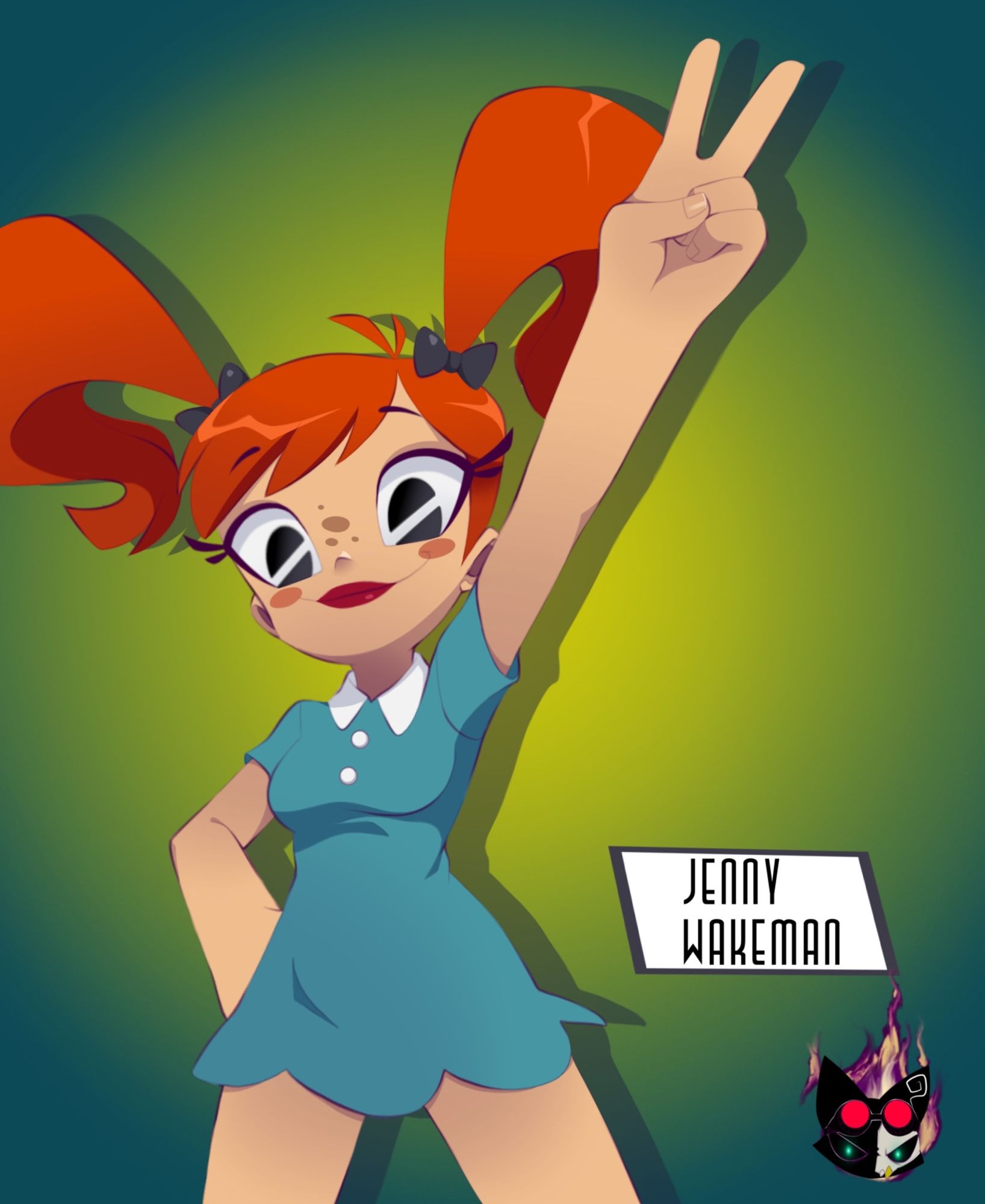 Jenny Wakeman in her human design from My Life as a Teenage Robot.

This was drawn using my 2nd art style